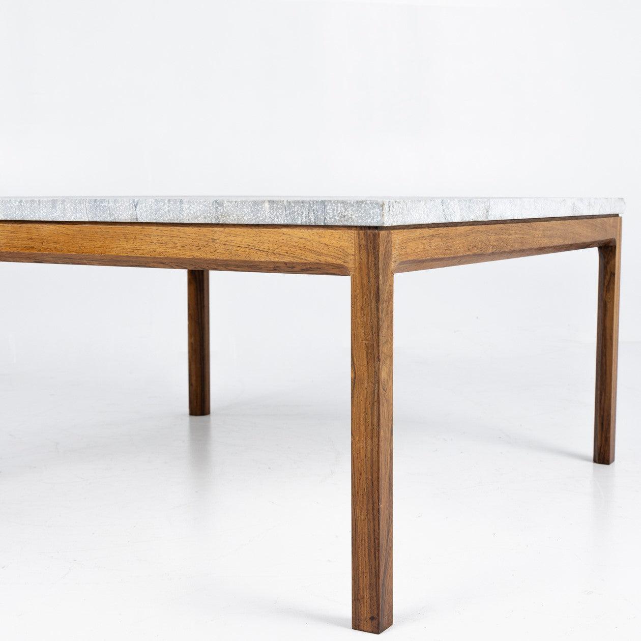 Coffee table in rosewood By Bernt Petersen In Good Condition In Copenhagen, DK