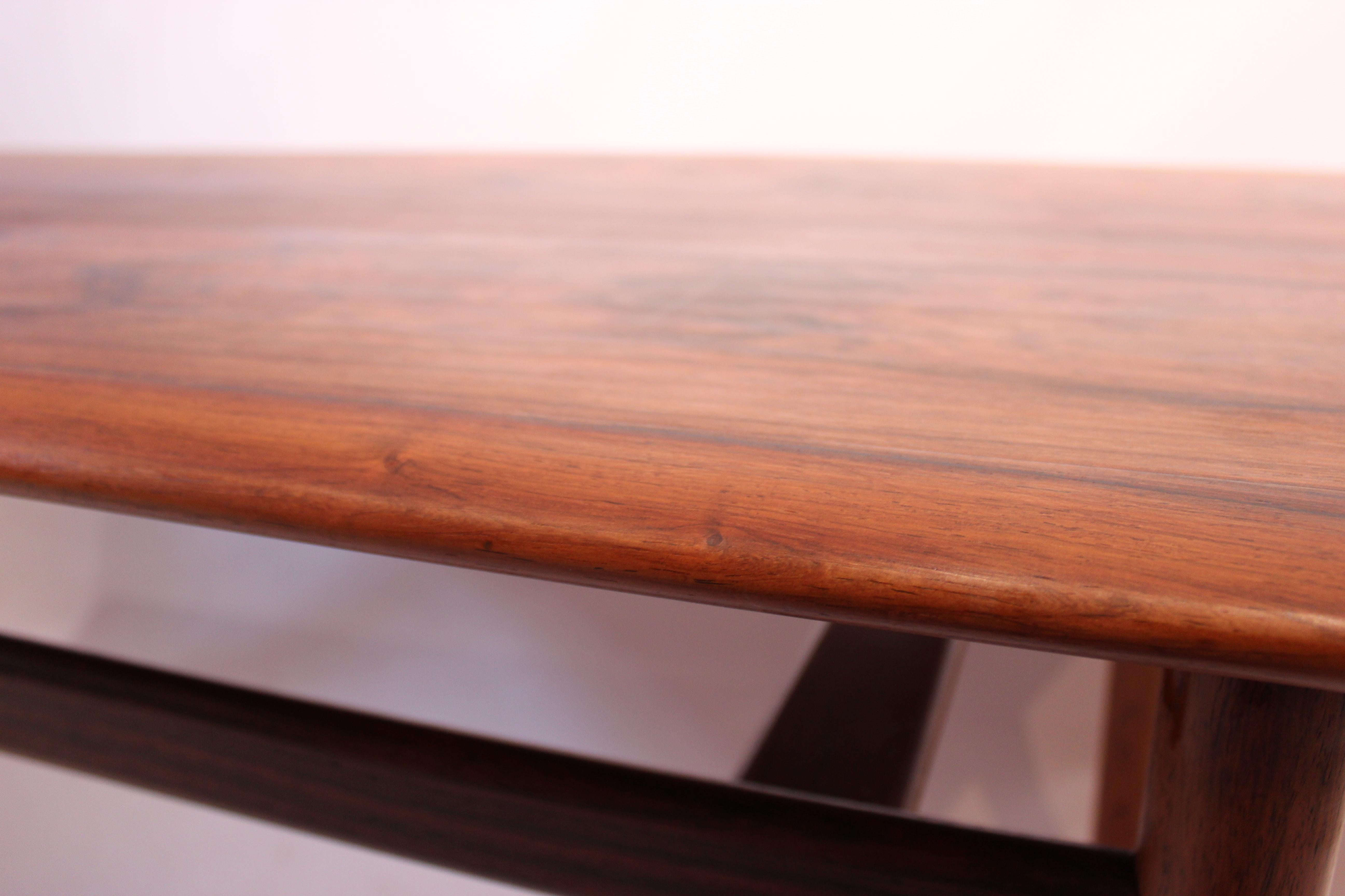 Scandinavian Modern Coffee Table in Rosewood by Jason Design, 1960s For Sale