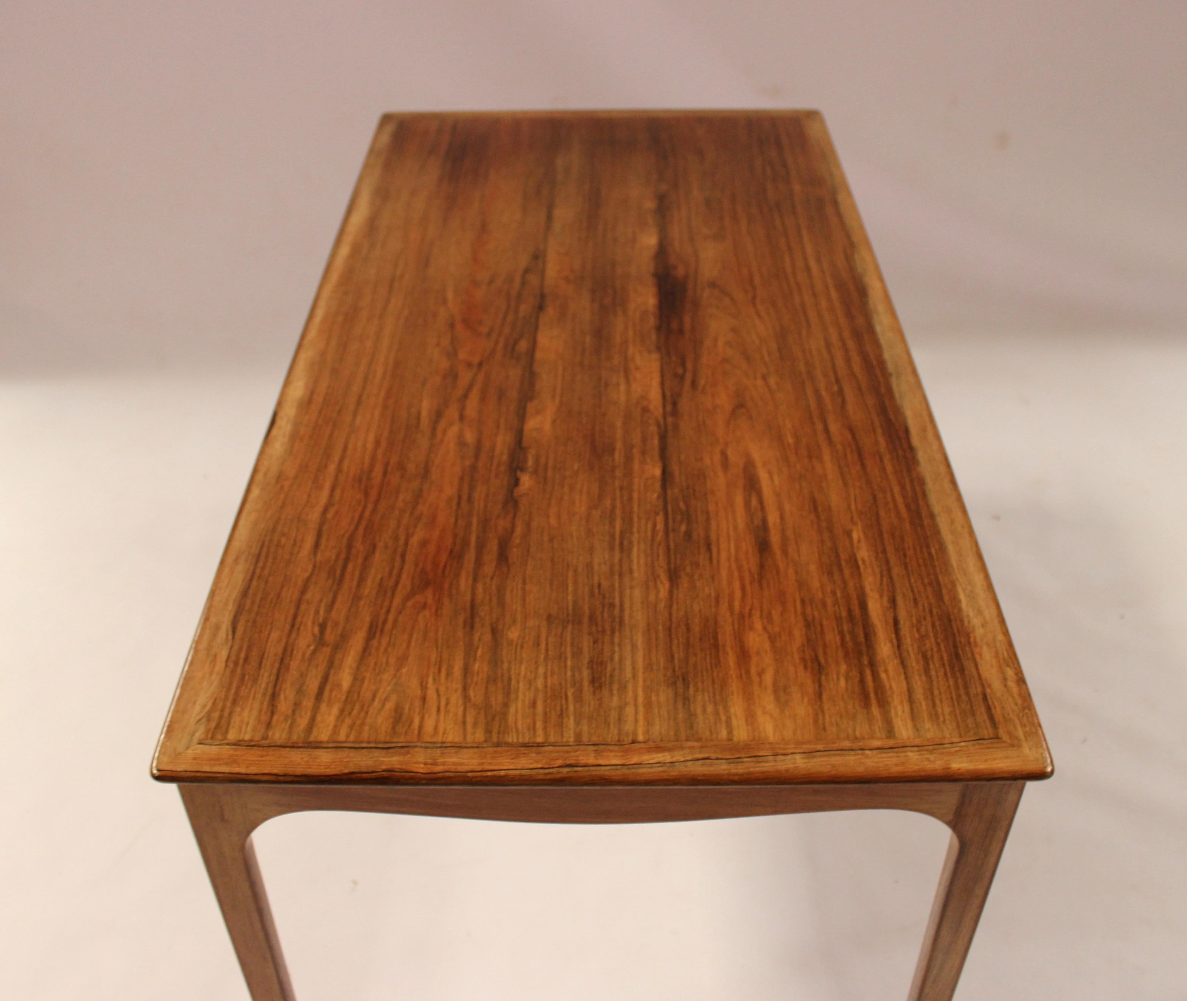 Danish Coffee Table in Rosewood by Ole Wanscher and A. J. Iversen, 1960s