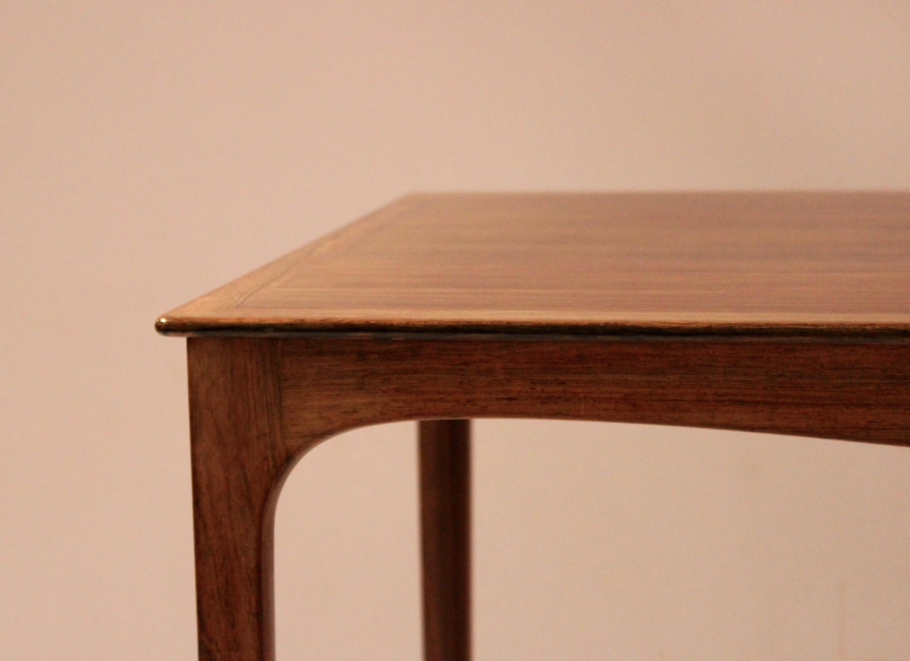 Coffee Table in Rosewood by Ole Wanscher and A. J. Iversen, 1960s In Good Condition In Lejre, DK