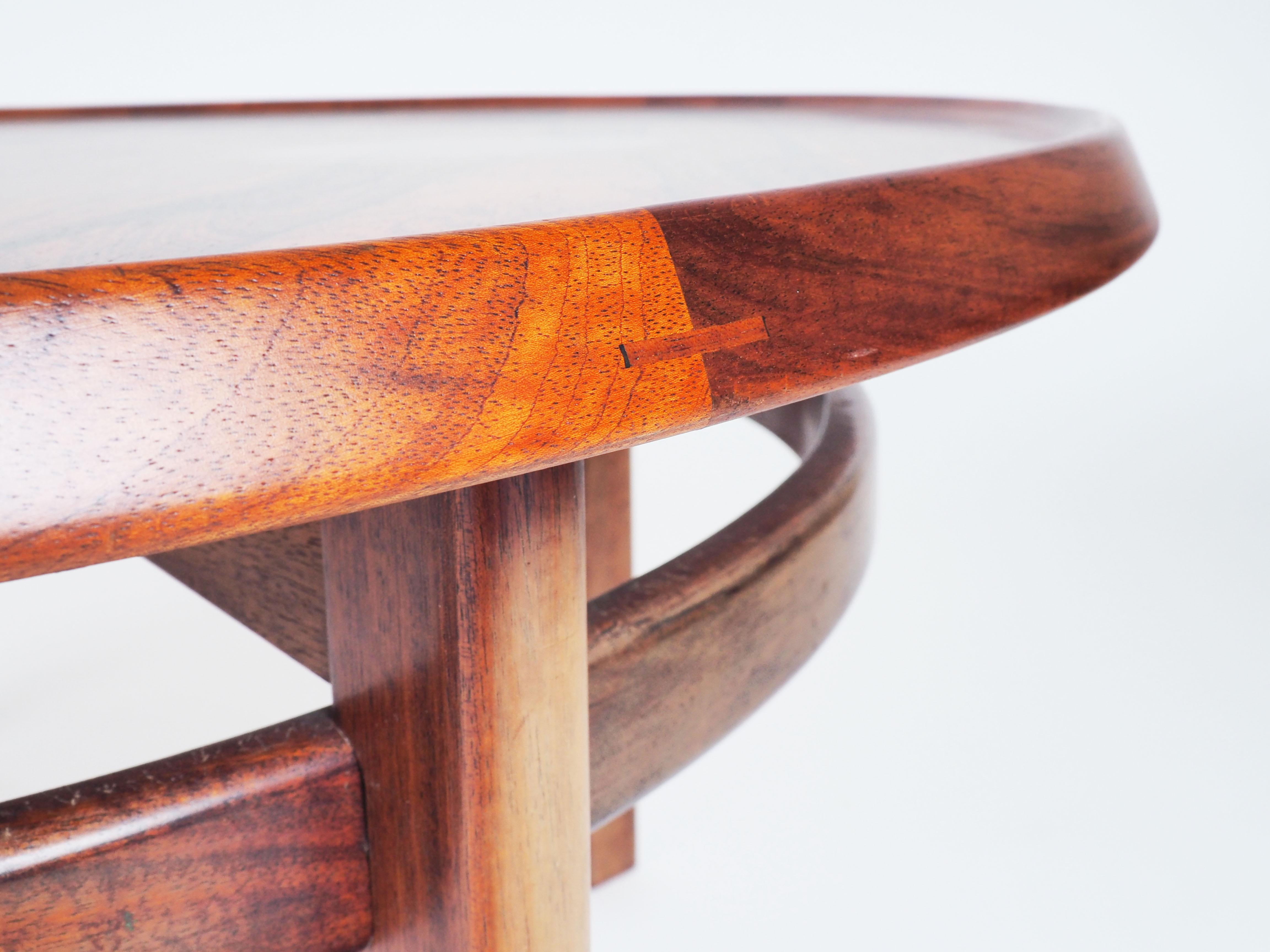 Norwegian Coffee Table in Rosewood by Torbjørn Afdal, Bruksbo, Norway