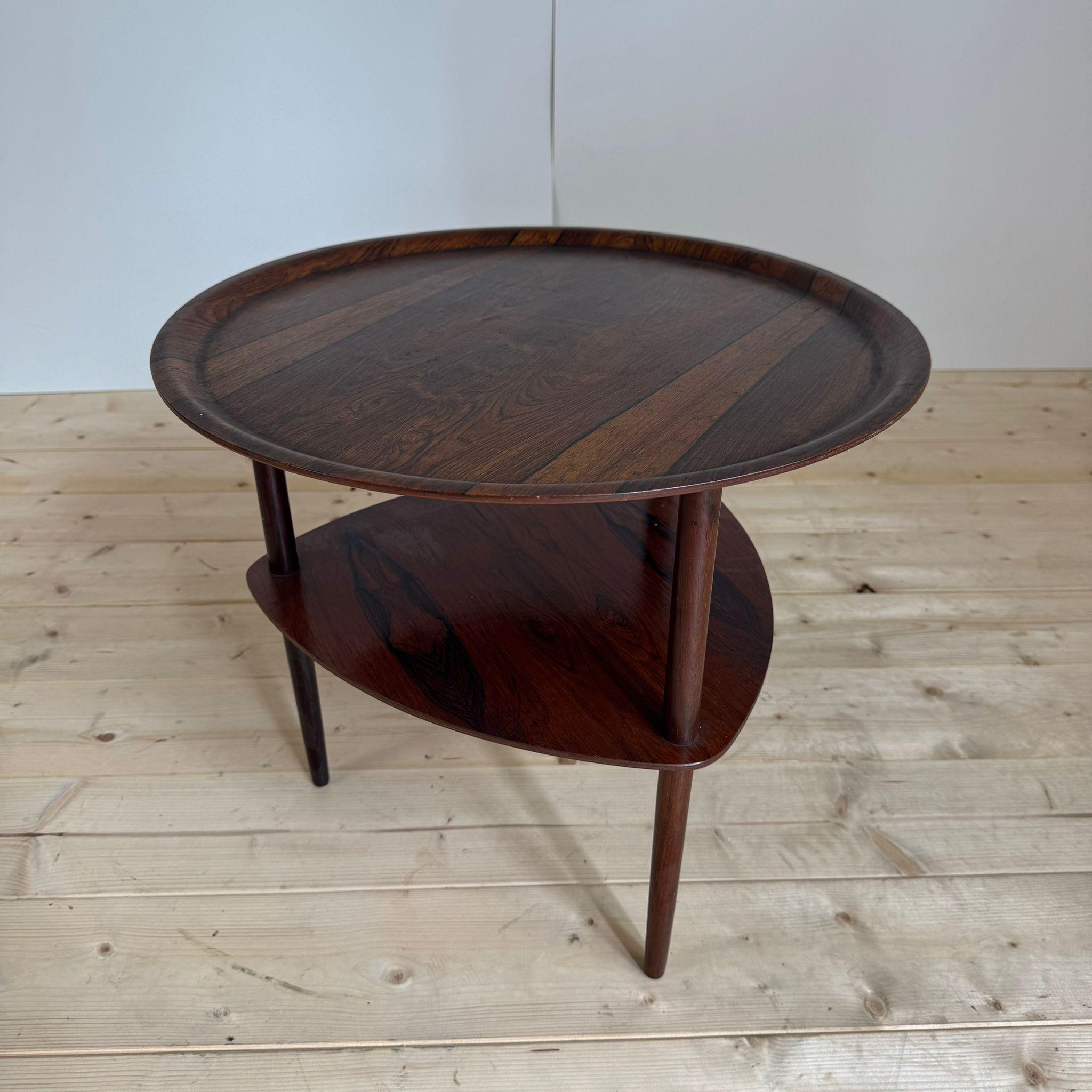 Mid-20th Century Coffee table in rosewood, Denmark 1960s in vendita