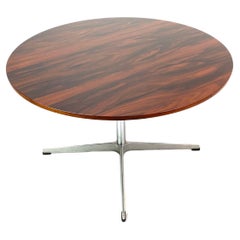 Scandinavian Modern Coffee Table in Rosewood Designed by Arne Jacobsen, 1987