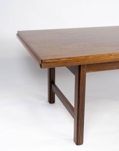 Coffee Table Made In Rosewood Designed By Edmund Jørgensen From 1960s