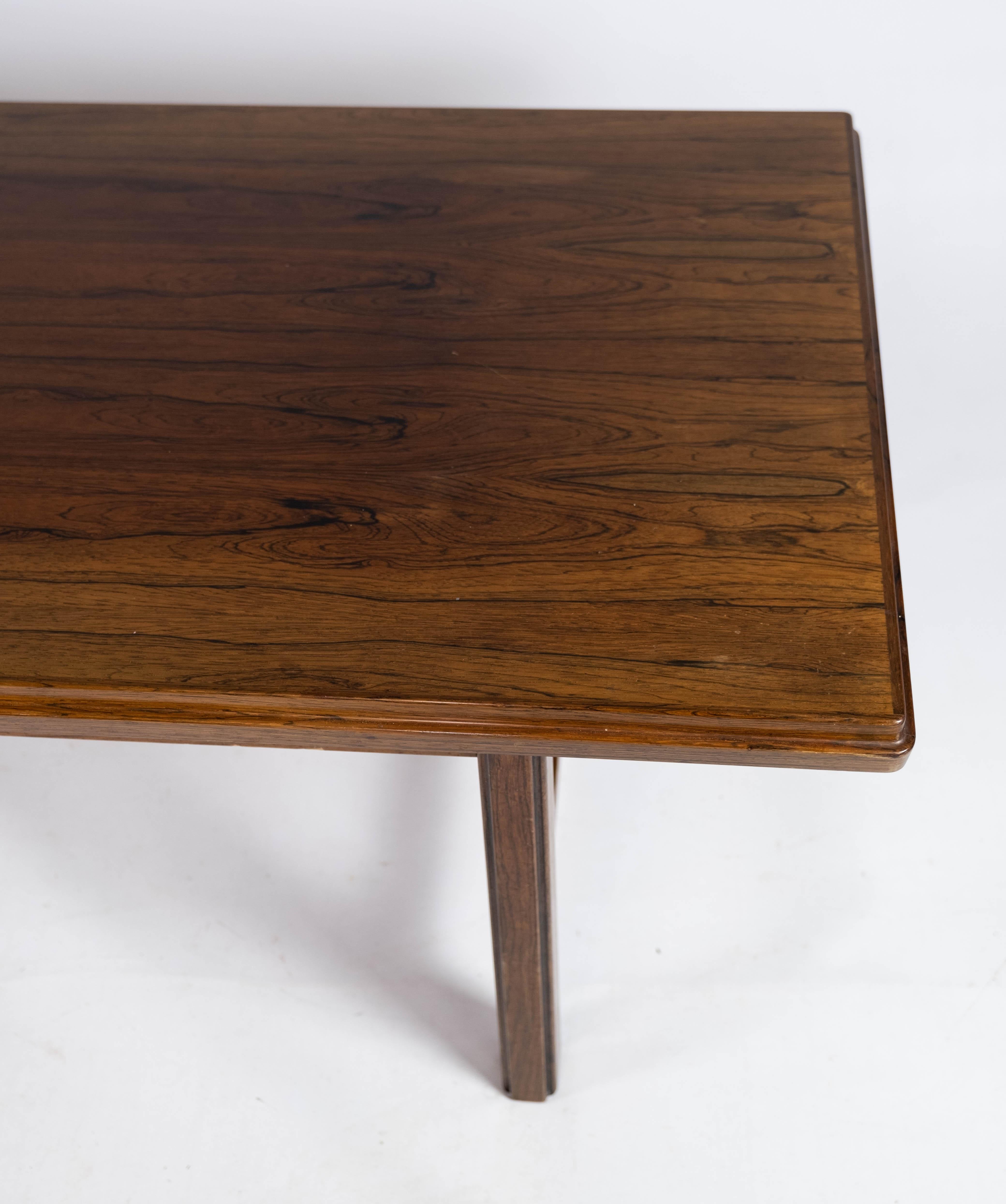 Coffee Table Made In Rosewood Designed By Edmund Jørgensen From 1960s In Good Condition For Sale In Lejre, DK