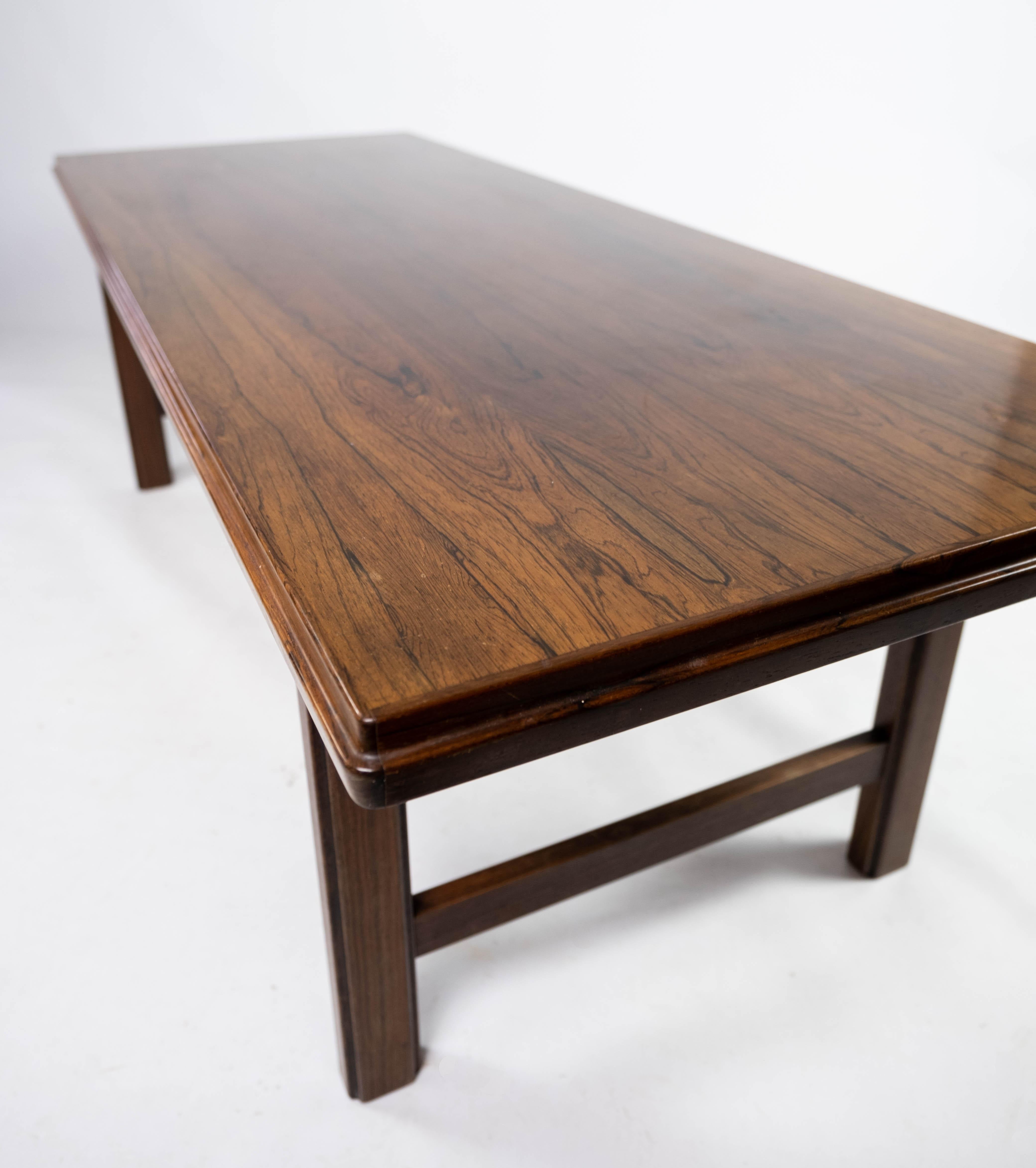 Coffee Table Made In Rosewood Designed By Edmund Jørgensen From 1960s For Sale 1