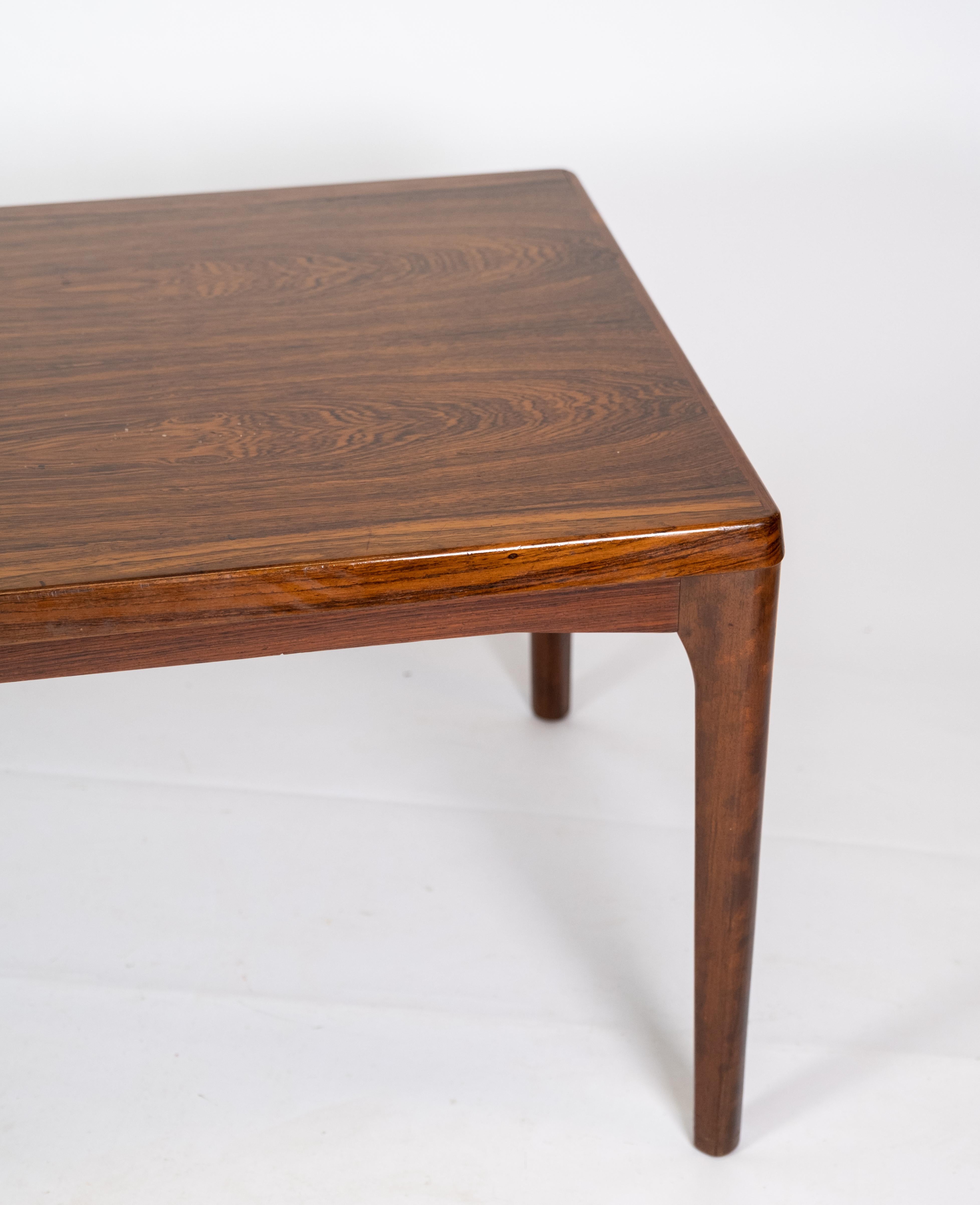 Mid-Century Modern Coffee Table Made In Rosewood Designed By Henning Kjærnulf From 1960s For Sale