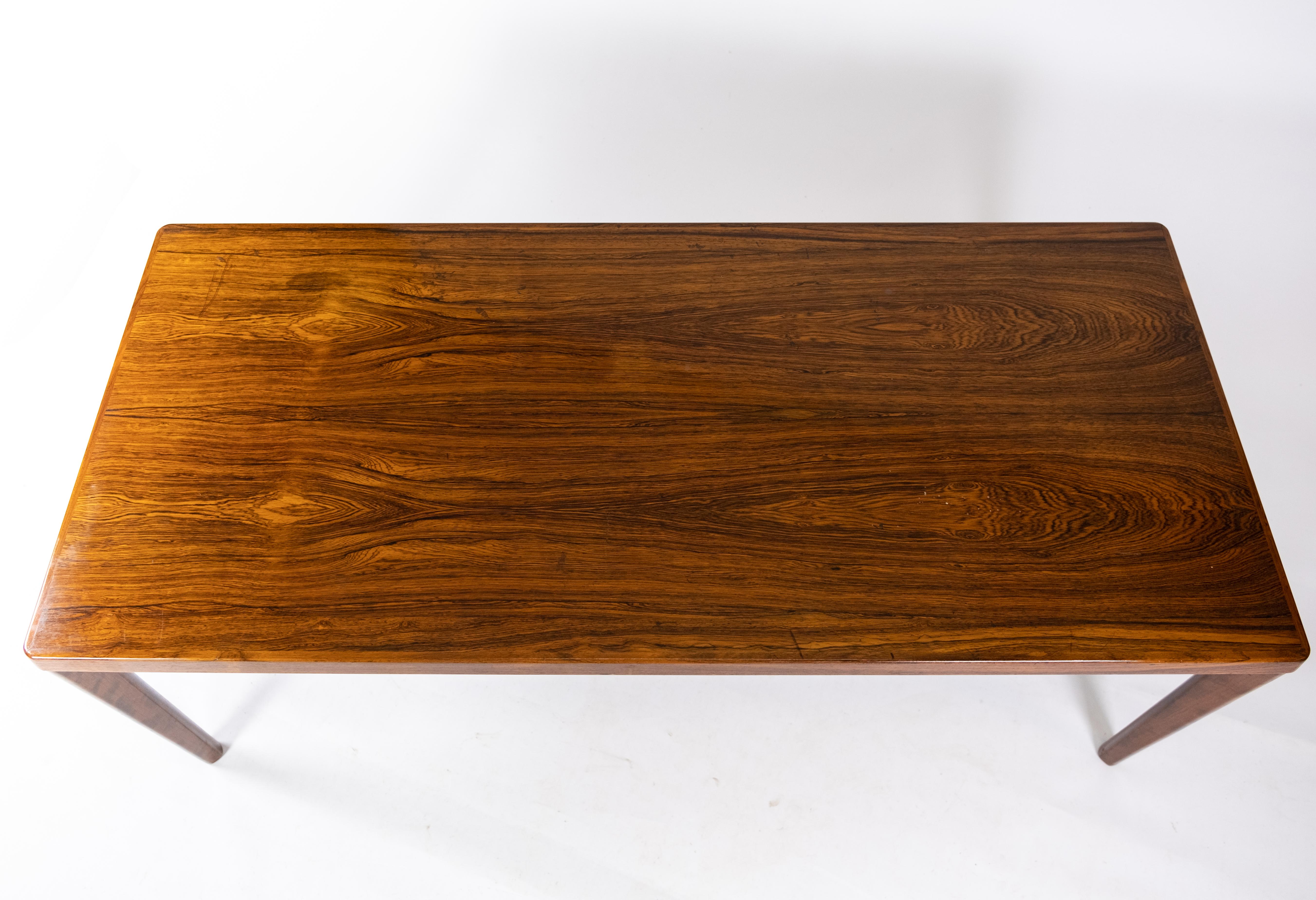 Coffee Table Made In Rosewood Designed By Henning Kjærnulf From 1960s In Good Condition For Sale In Lejre, DK