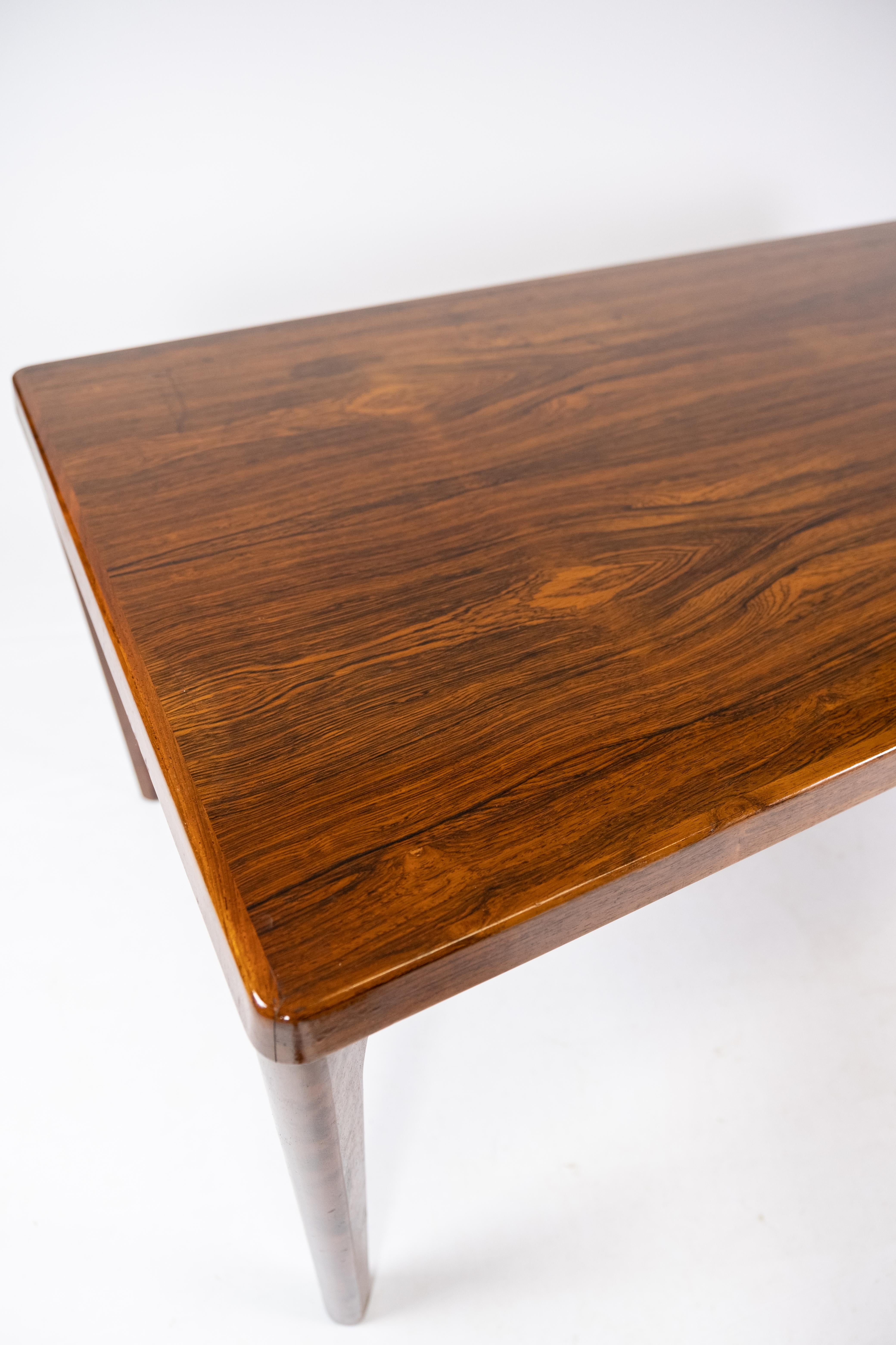 Mid-20th Century Coffee Table Made In Rosewood Designed By Henning Kjærnulf From 1960s For Sale