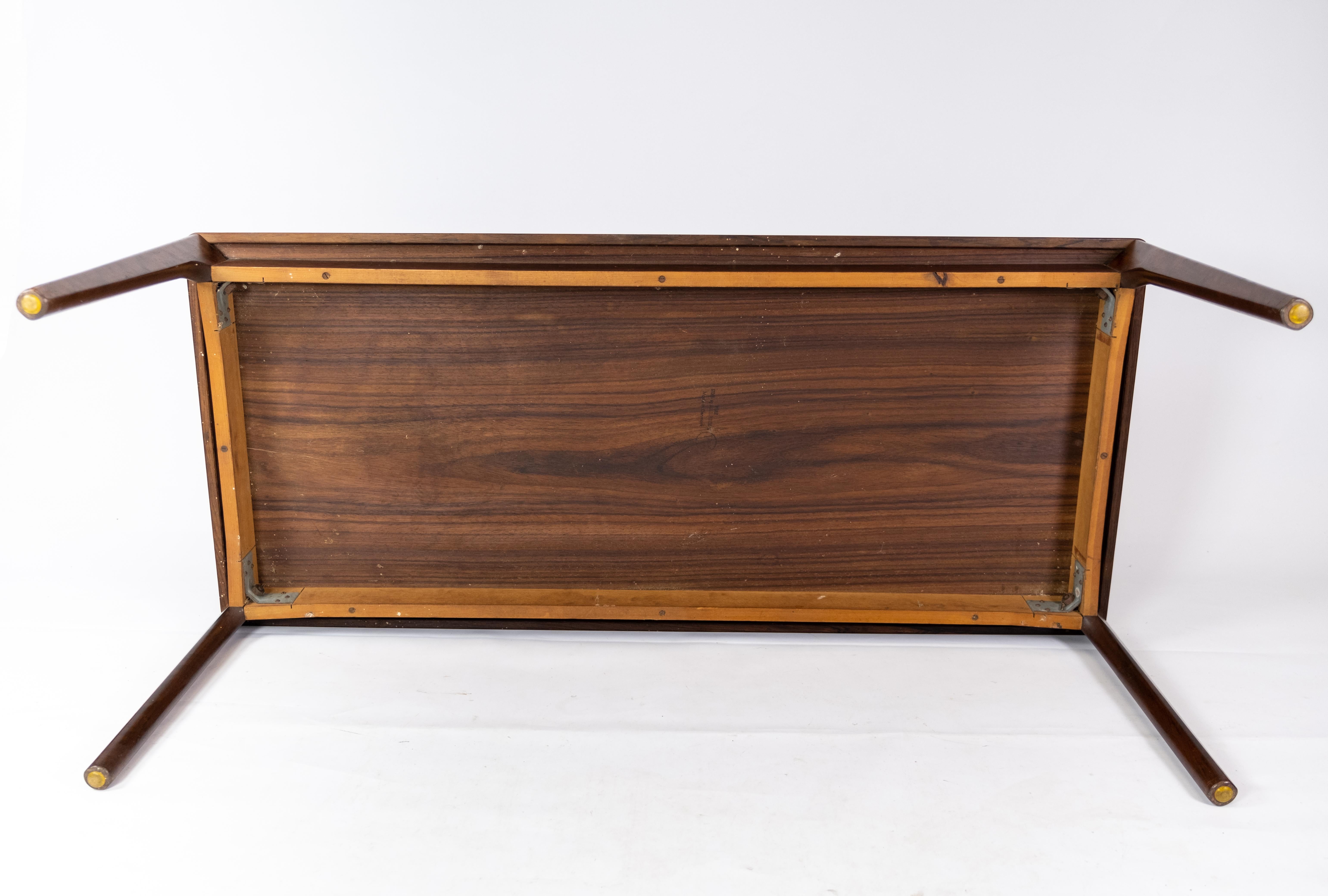 Coffee Table Made In Rosewood Designed By Henning Kjærnulf From 1960s For Sale 2