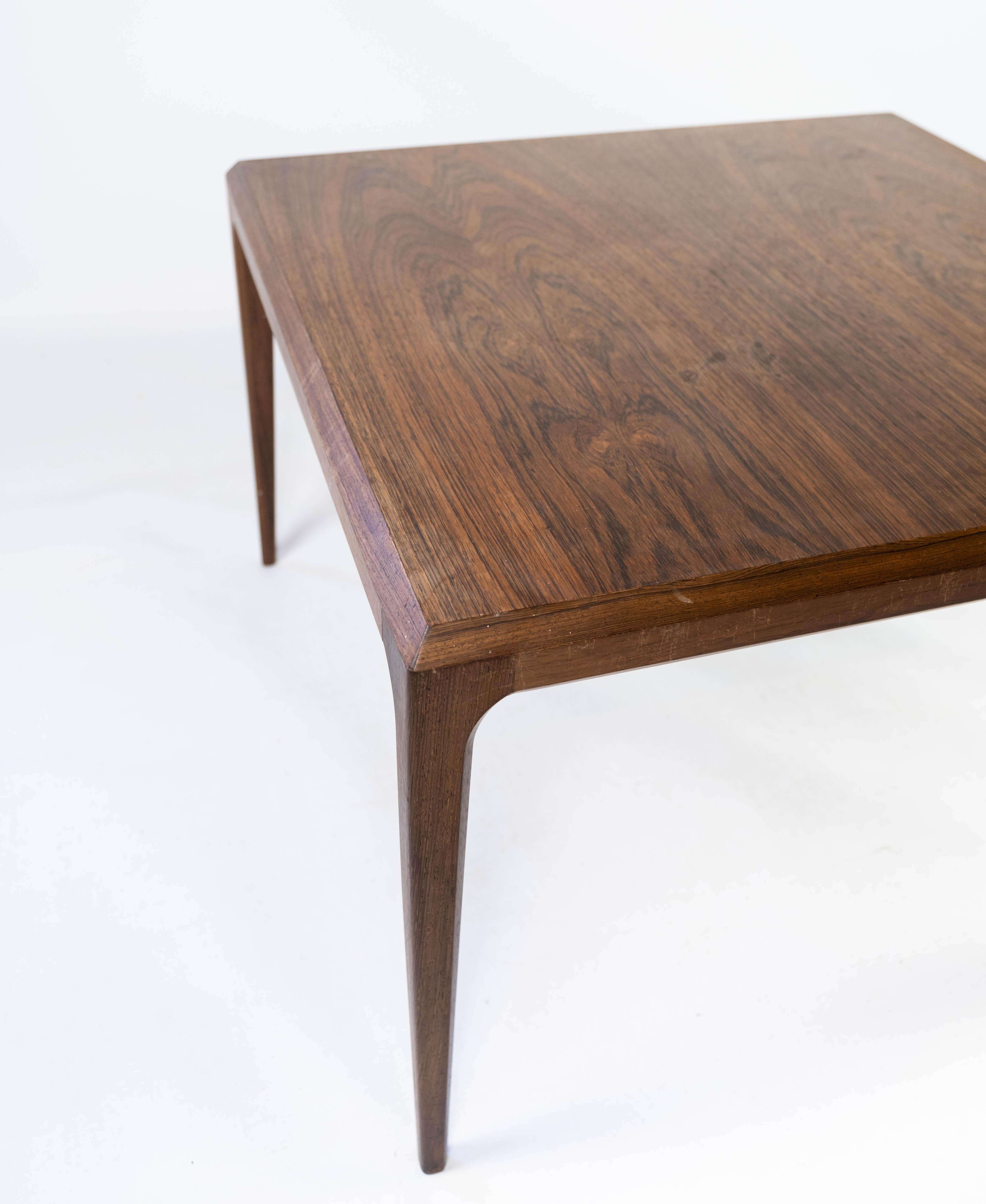 Mid-Century Modern Coffee Table Made In Rosewood Designed By Johannes Andersen From 1960s For Sale