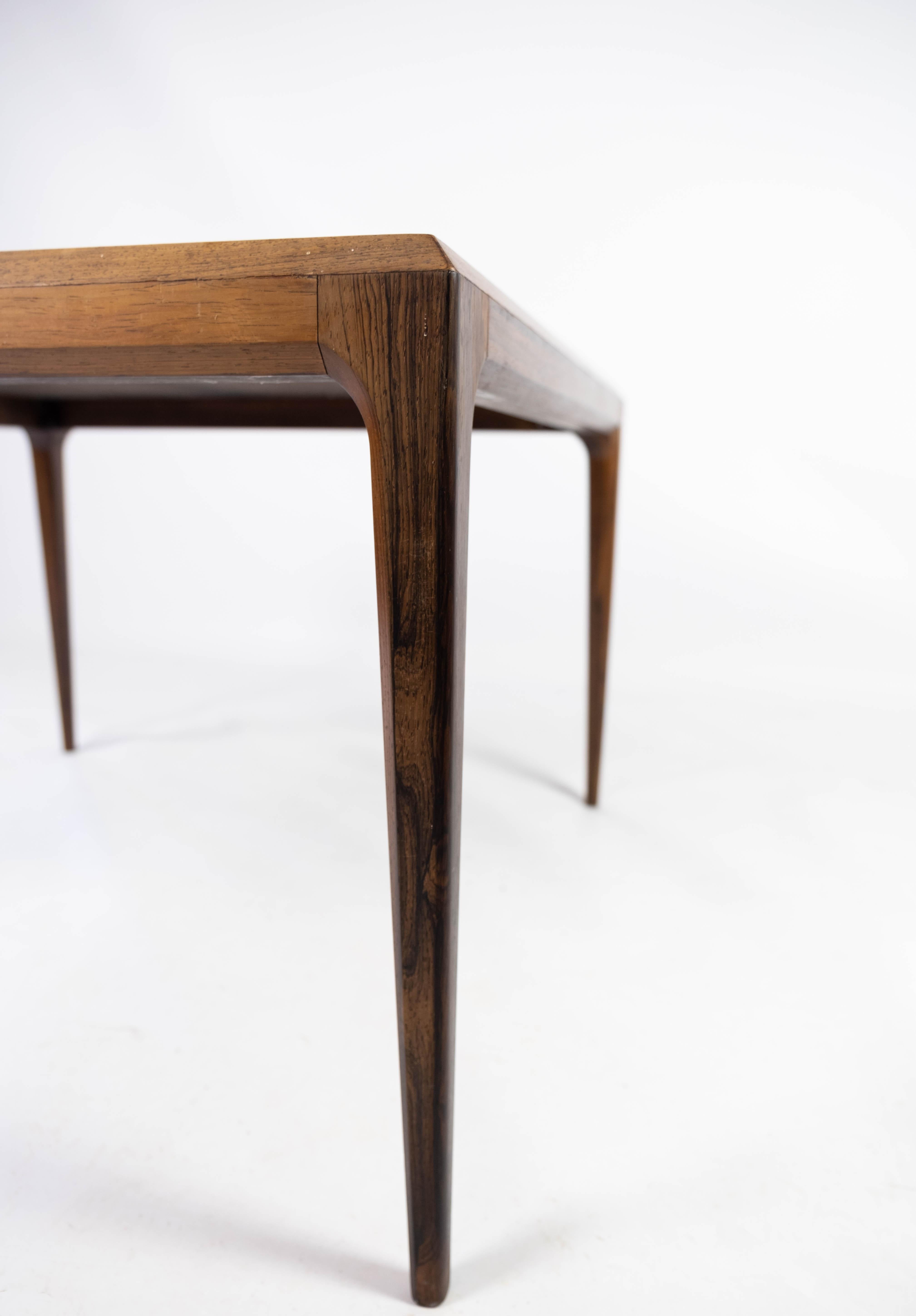 Coffee Table in Rosewood Designed by Johannes Andersen, 1960s In Good Condition In Lejre, DK