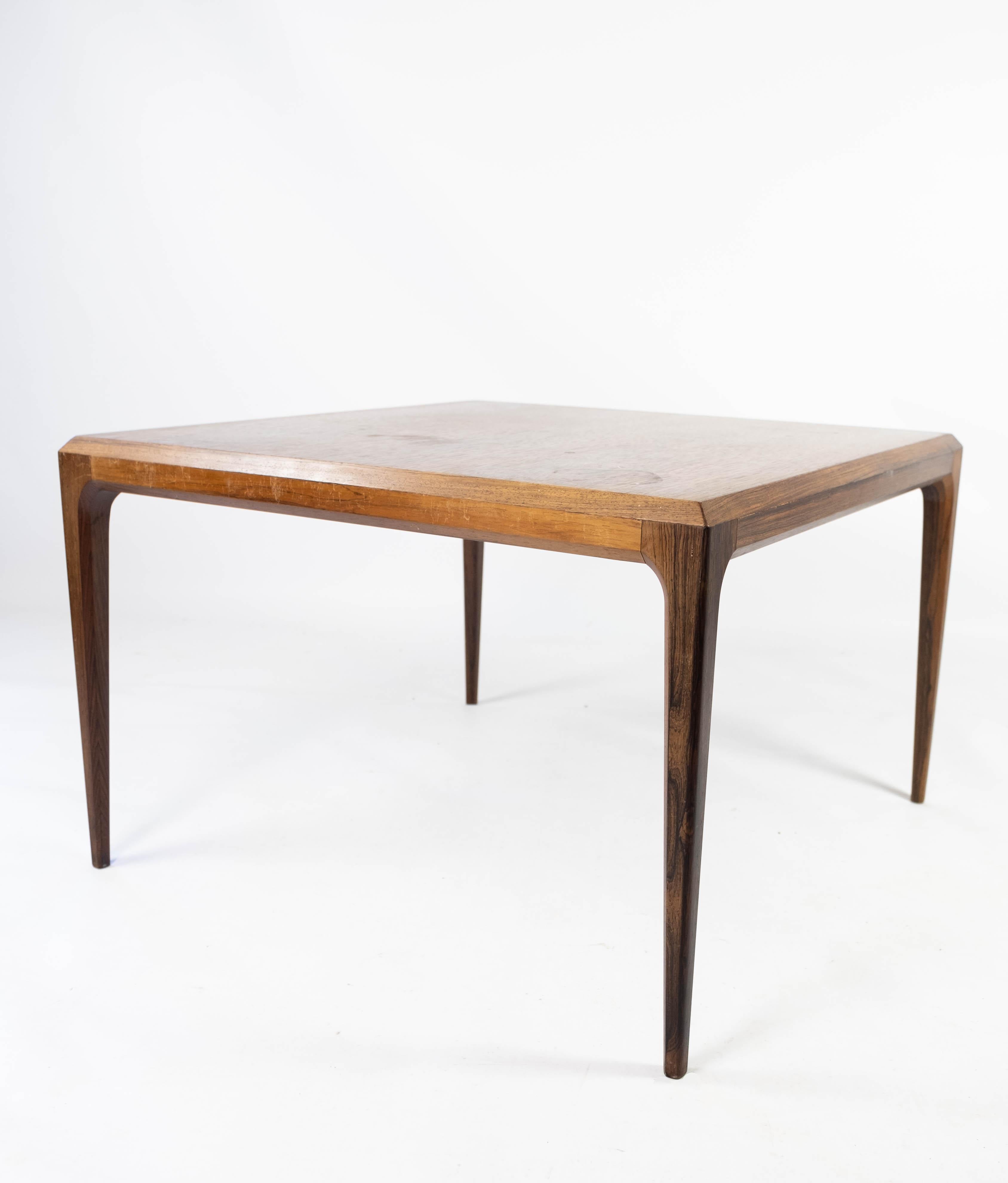 Mid-20th Century Coffee Table in Rosewood Designed by Johannes Andersen, 1960s