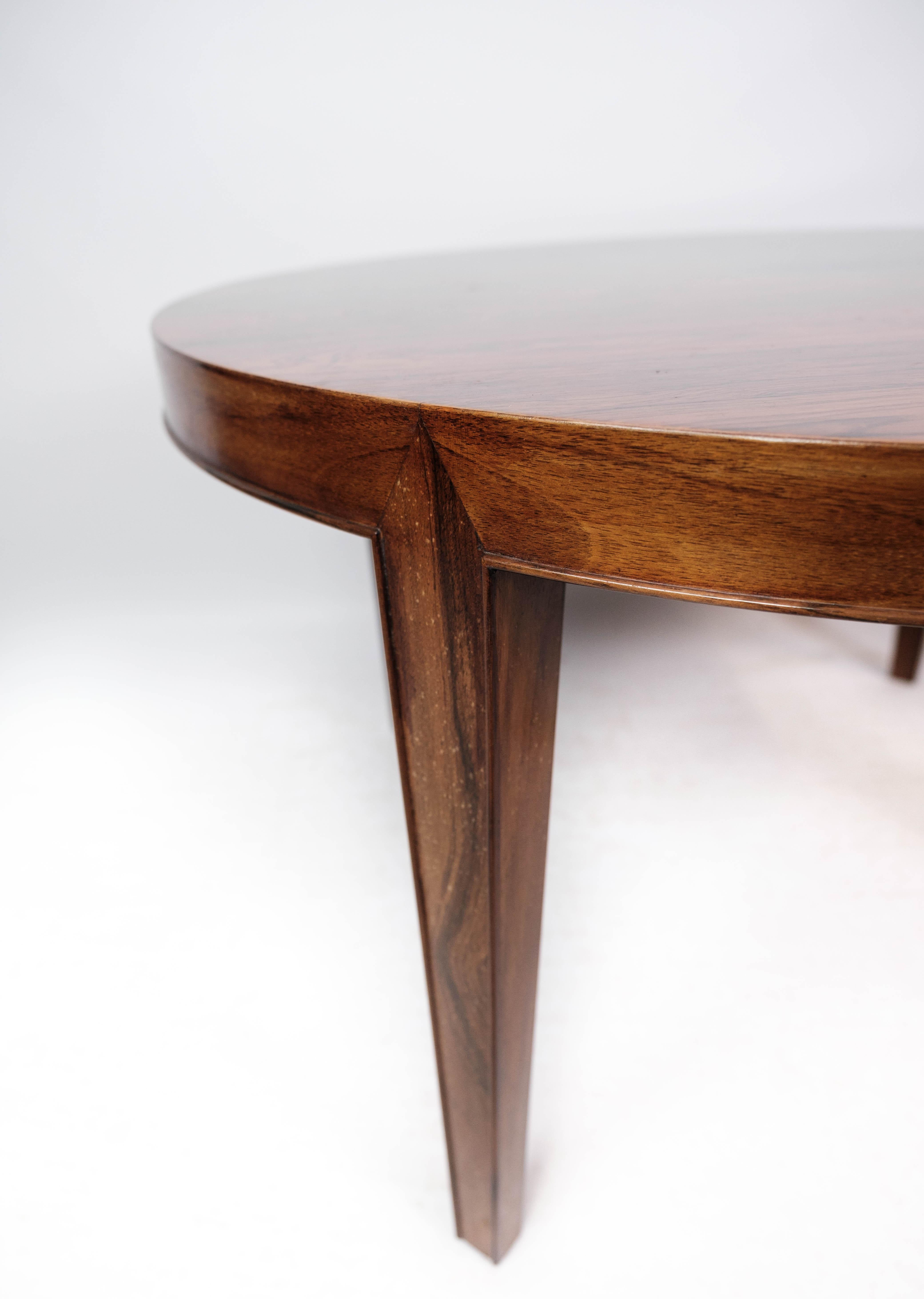 Coffee Table Made In Rosewood By Severin Hansen Made By Haslev Møbel From 1960s In Good Condition For Sale In Lejre, DK