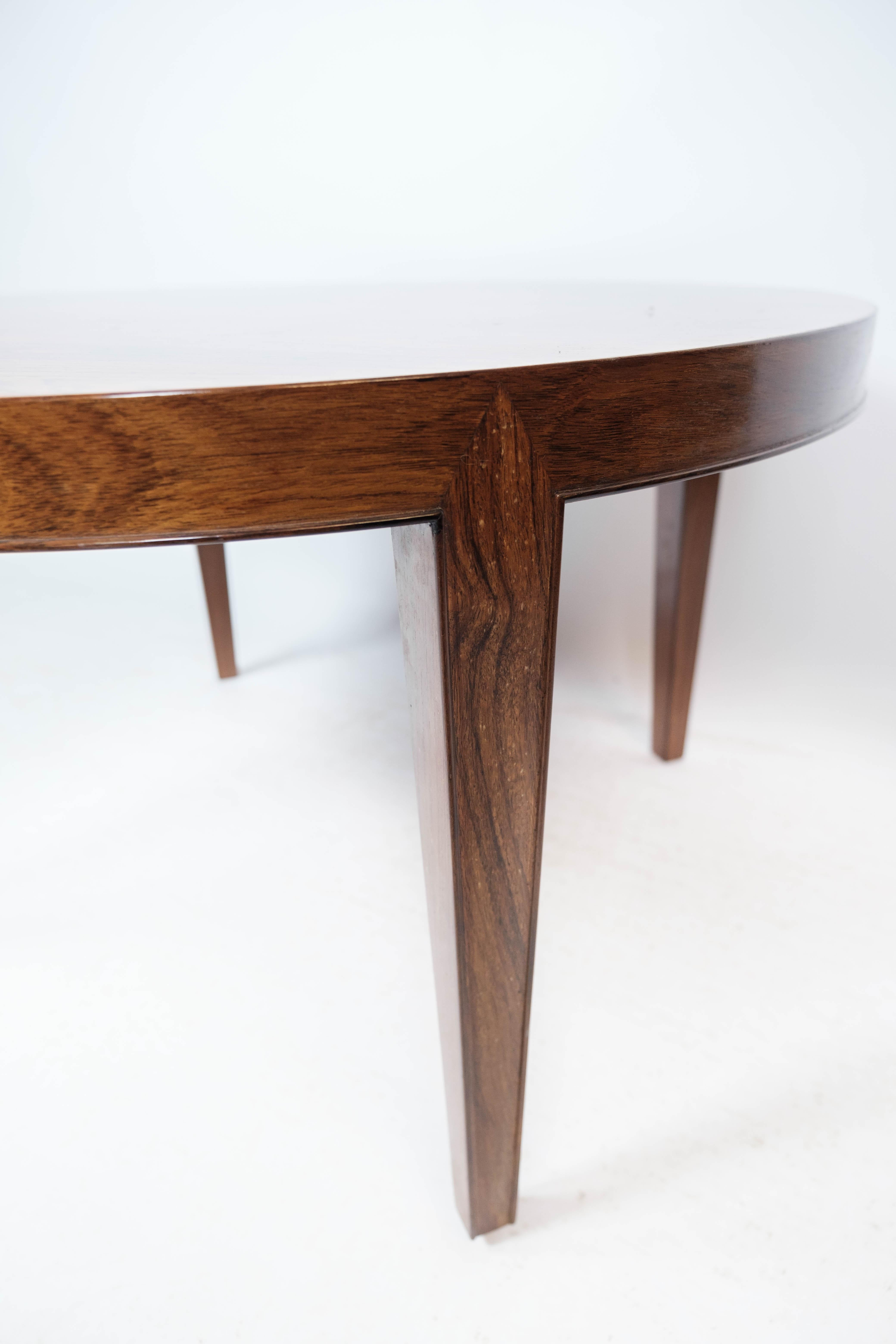 Mid-20th Century Coffee Table Made In Rosewood By Severin Hansen Made By Haslev Møbel From 1960s For Sale