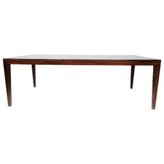 Coffee Table in Rosewood Designed by Severin Hansen for Haslev, 1960s