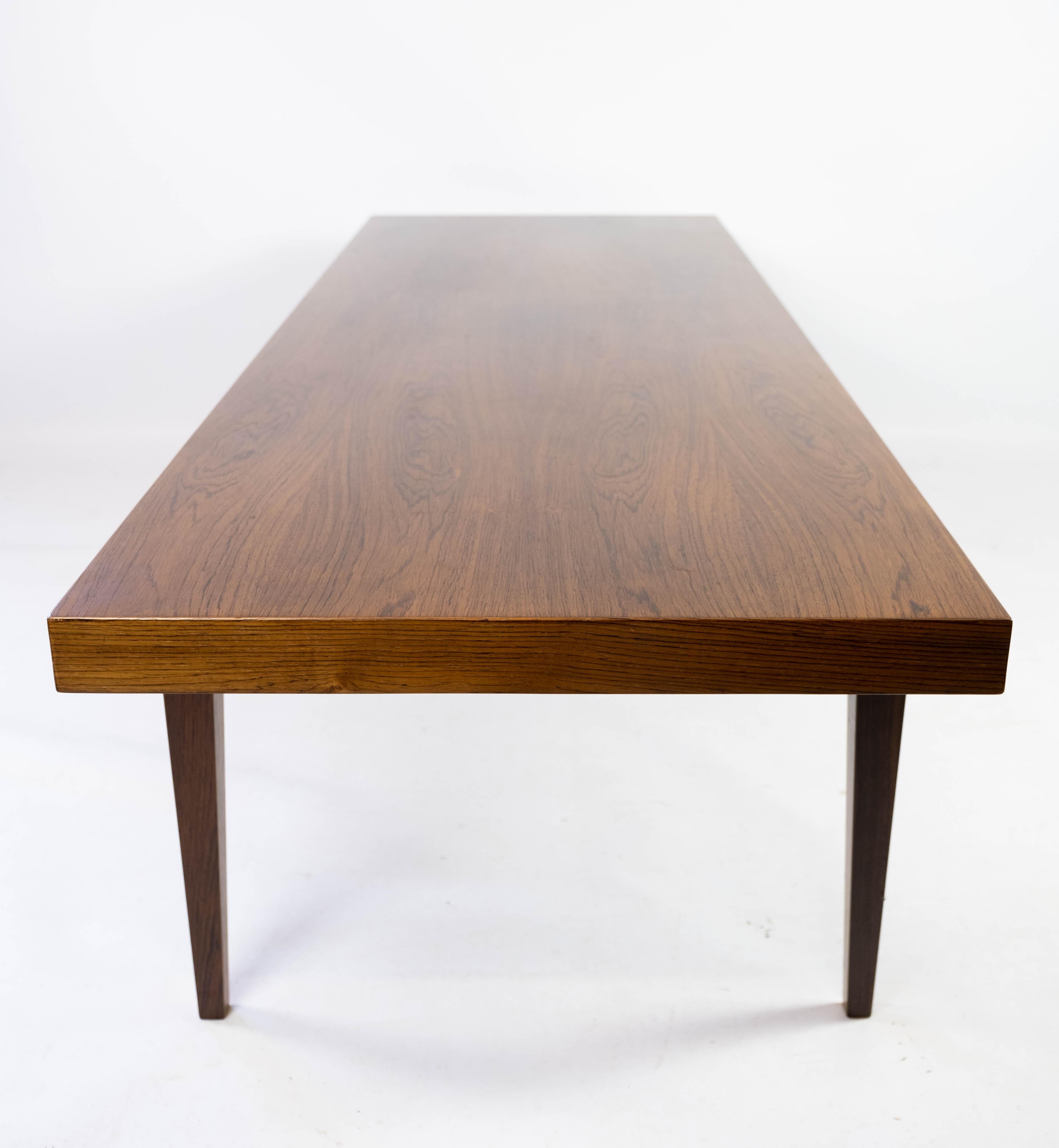 Coffee Table In Rosewood Designed By Severin Hansen By Haslev Møbler From 1960s For Sale 5