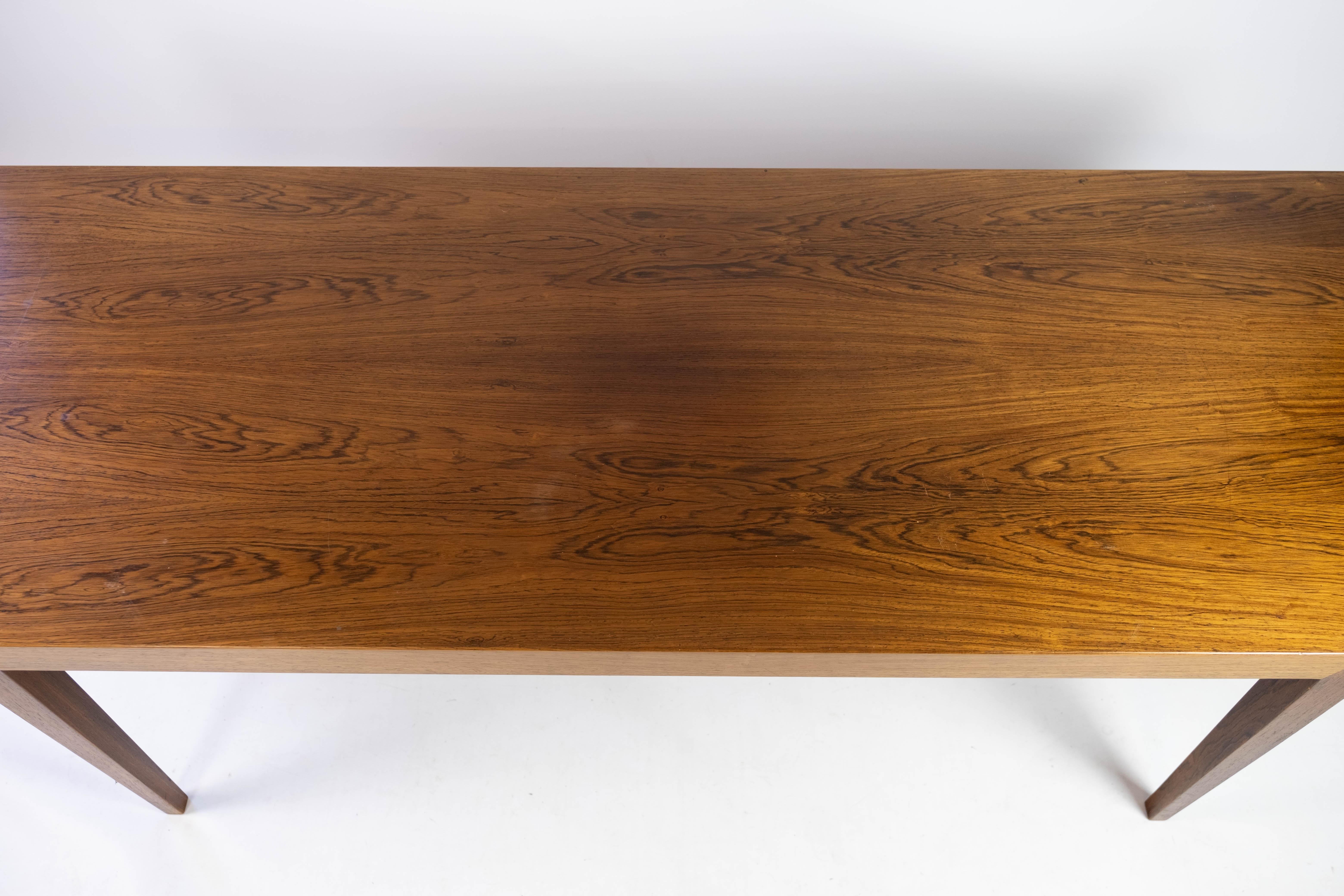 Coffee Table In Rosewood Designed By Severin Hansen By Haslev Møbler From 1960s In Good Condition For Sale In Lejre, DK