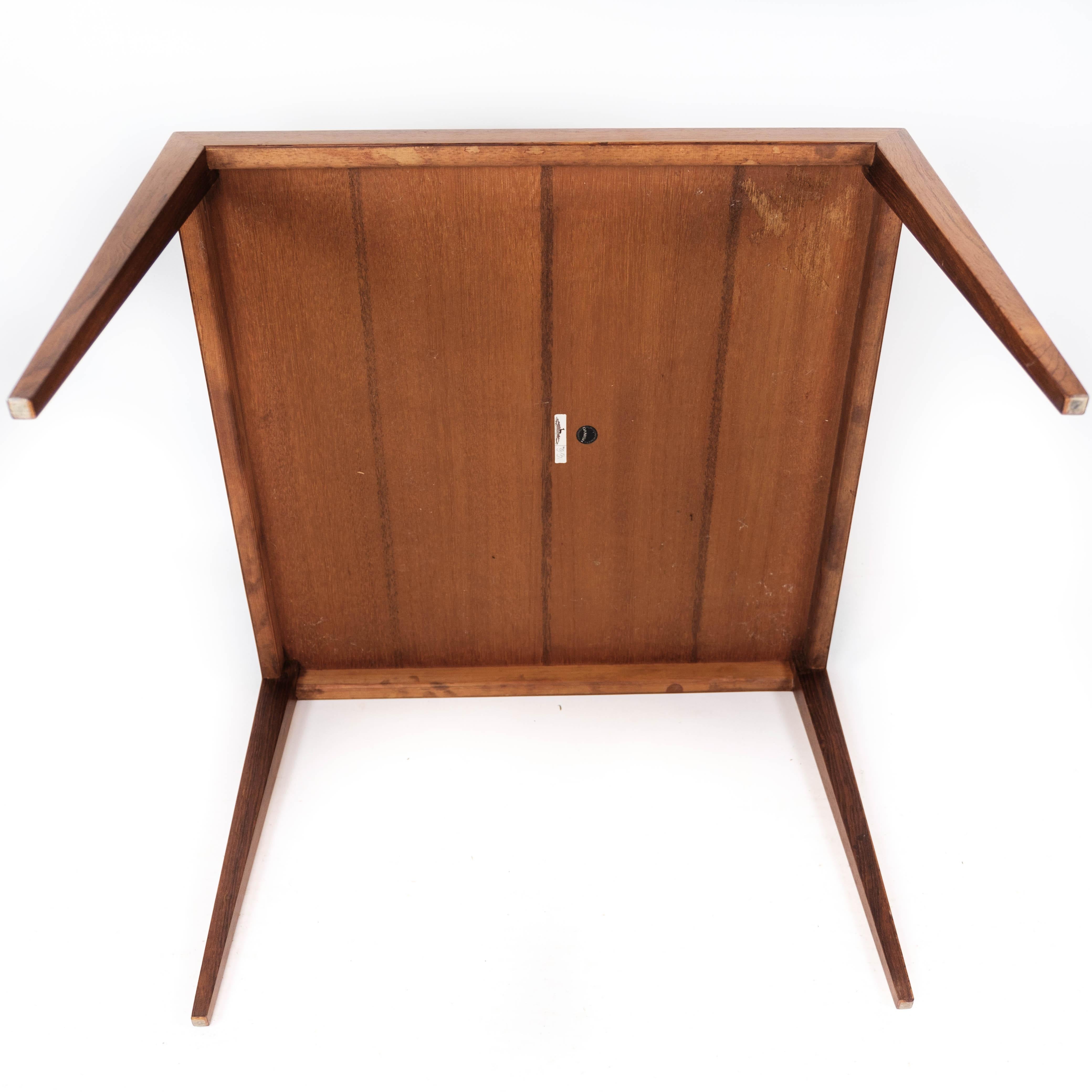 Milieu du XXe siècle Table basse en bois de rose conçue par Severin Hansen pour Haslev Furniture, années 1960 en vente