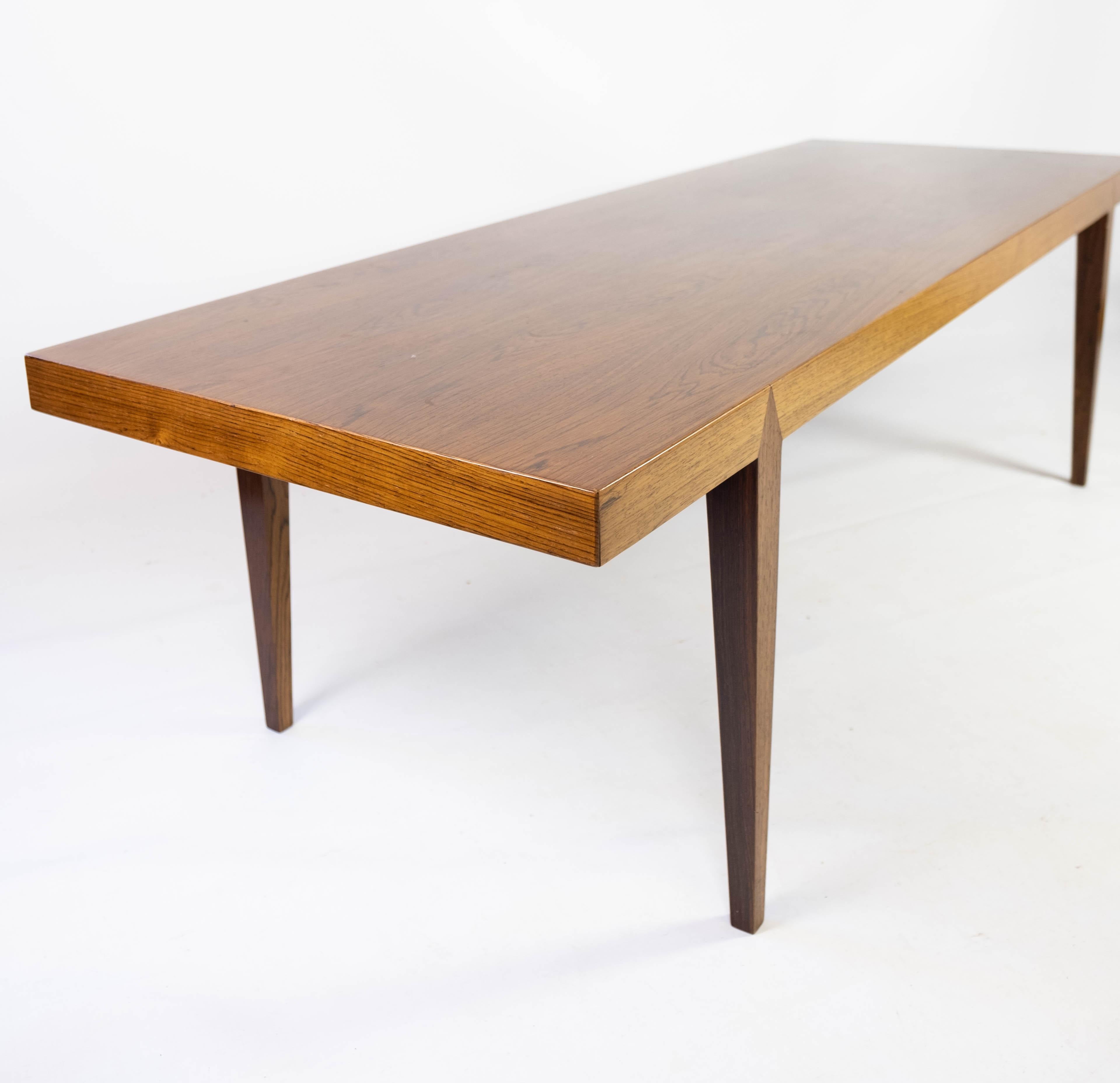 Coffee Table In Rosewood Designed By Severin Hansen By Haslev Møbler From 1960s For Sale 1