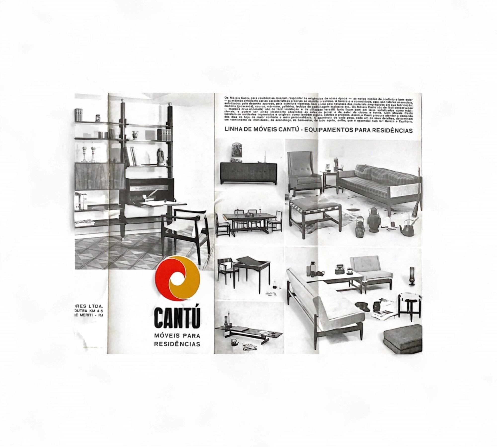 Mesa de centro de palisandro y mármol, Jorge Jabour, años 60 - Lote 645 en venta 7