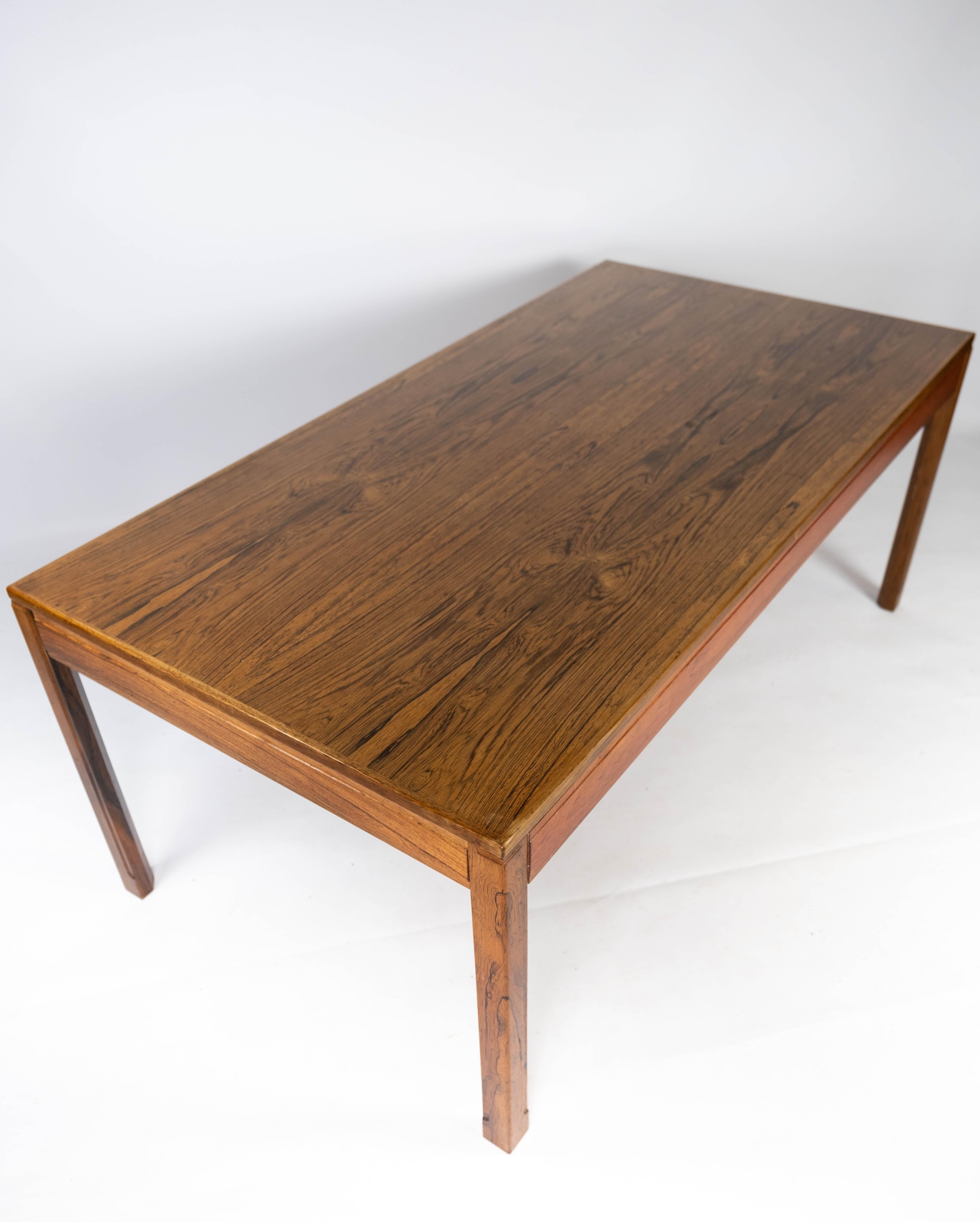 Coffee Table Made In Rosewood, Danish Design From 1960s For Sale 5