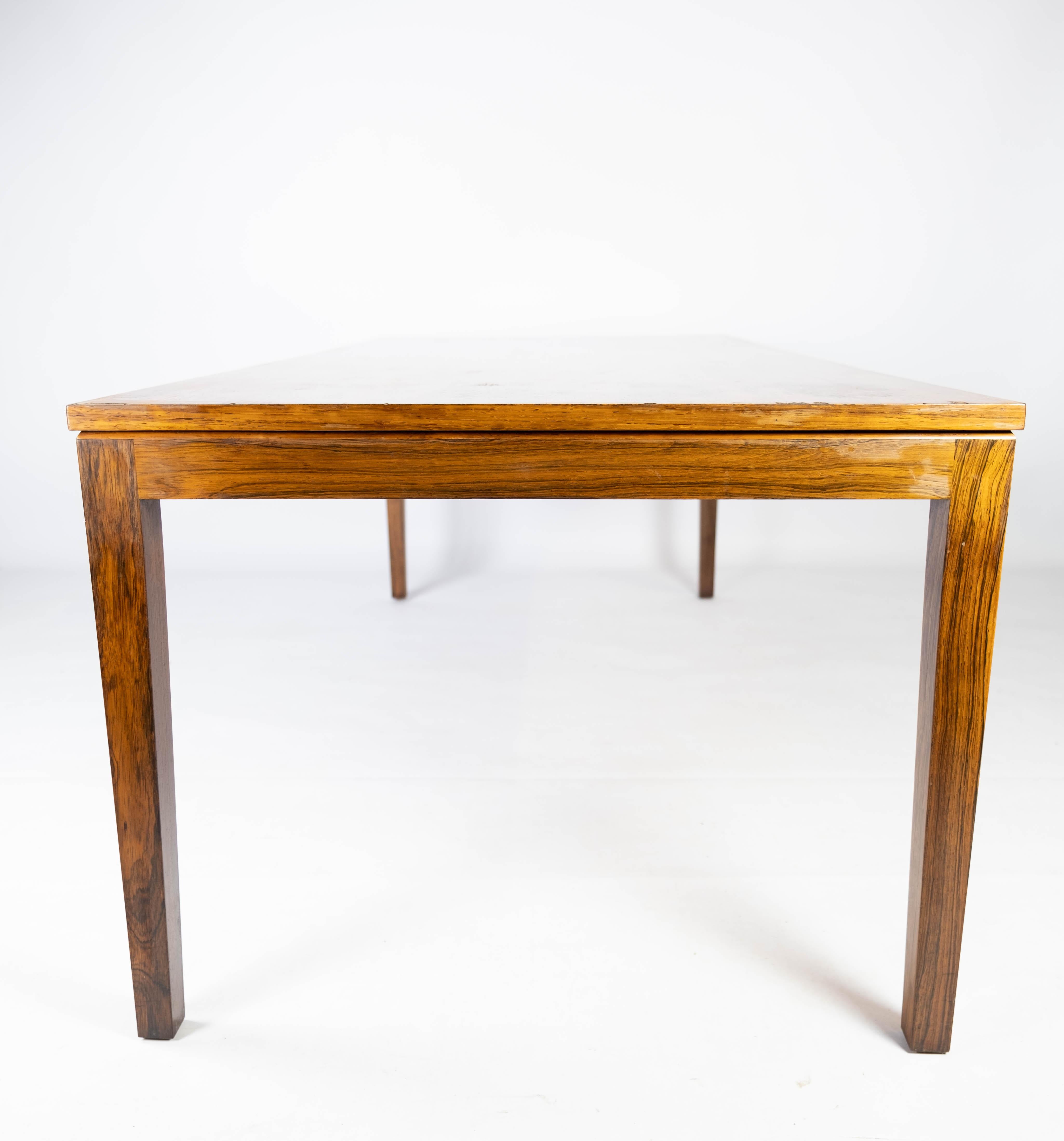 Coffee Table Made In Rosewood, Danish Design From 1960s For Sale 6