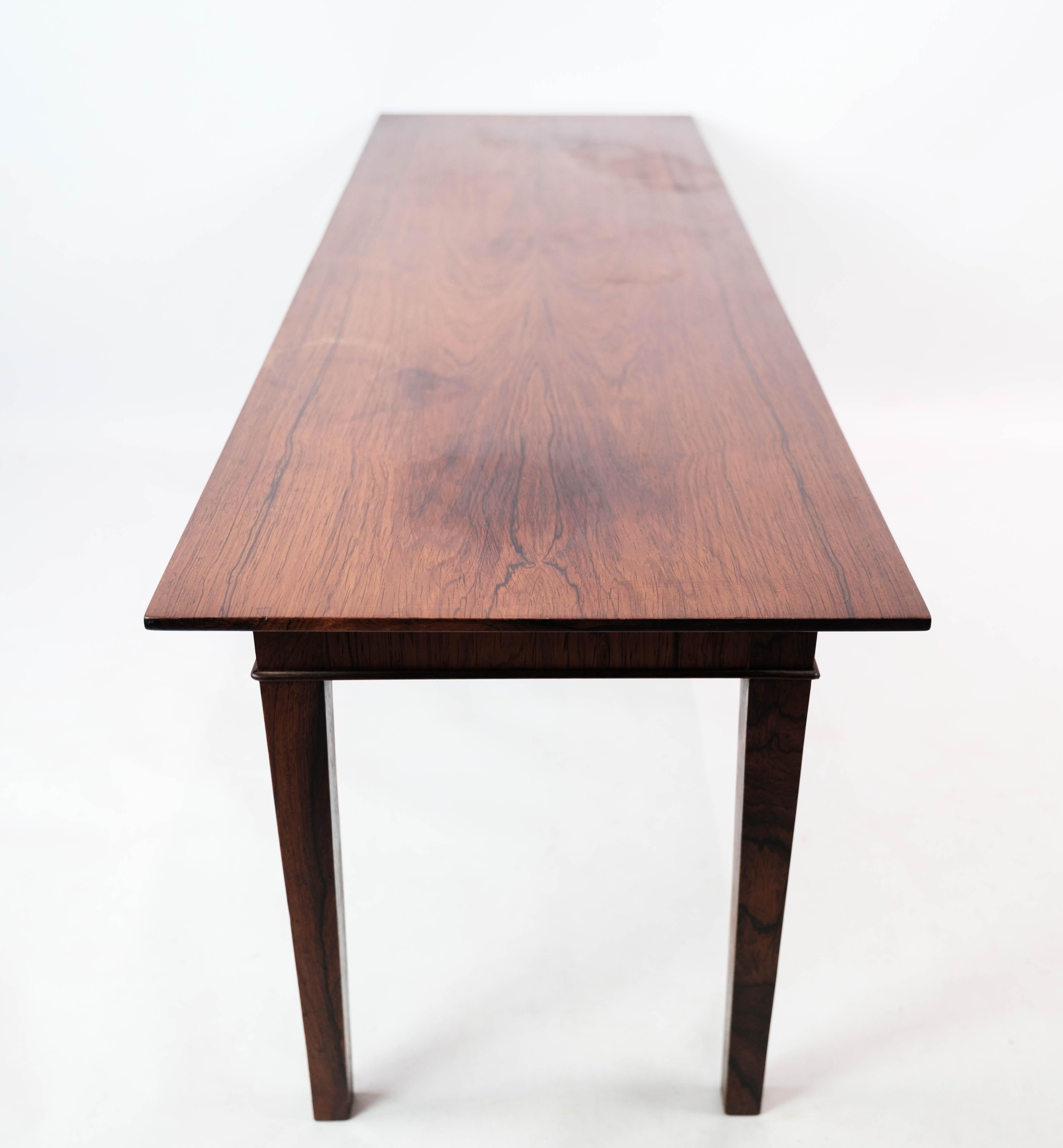 Coffee Table Made In Rosewood Of Danish Design From 1960s For Sale 6