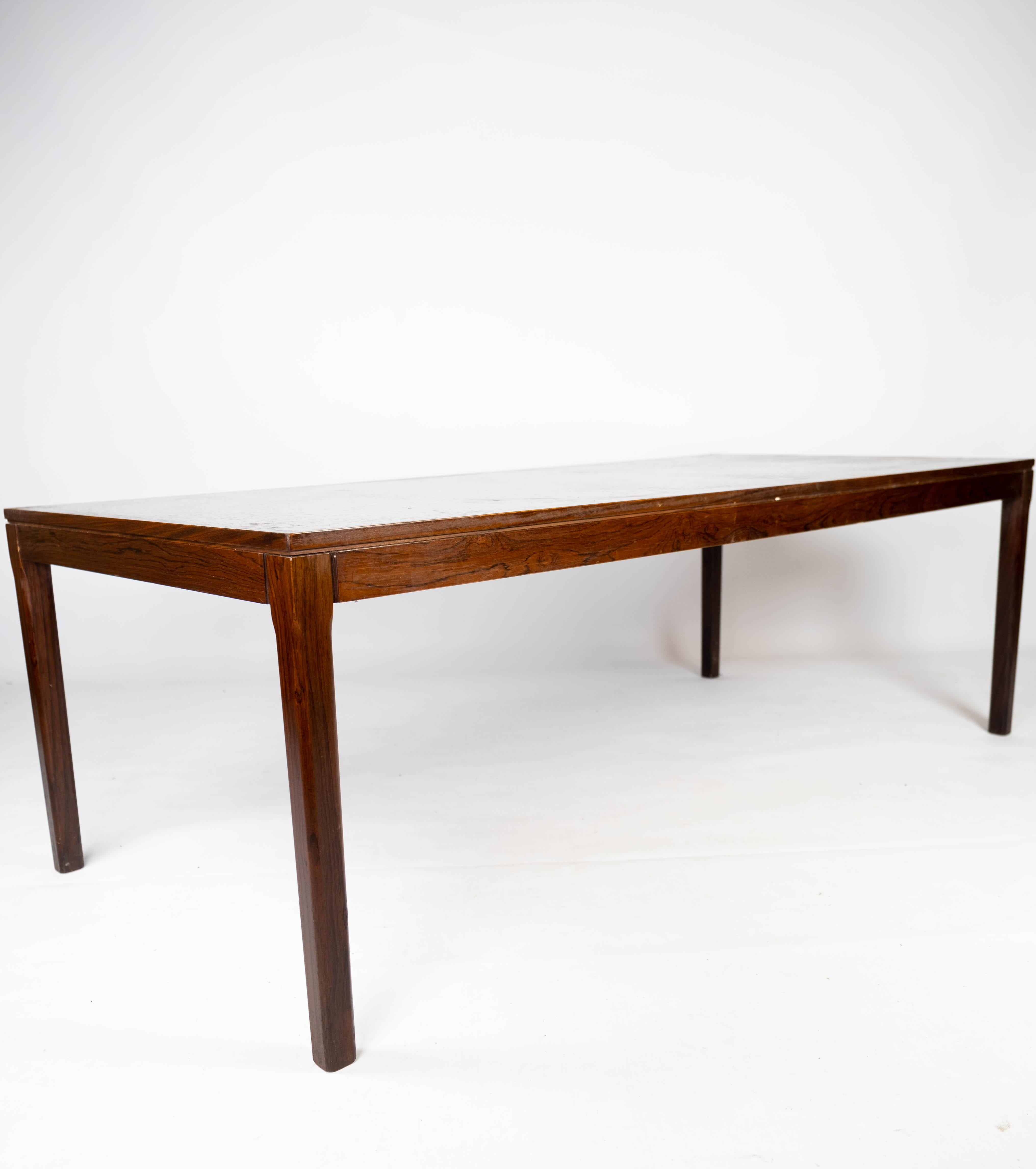 Coffee Table Made In Rosewood, Danish Design From 1960s For Sale 7