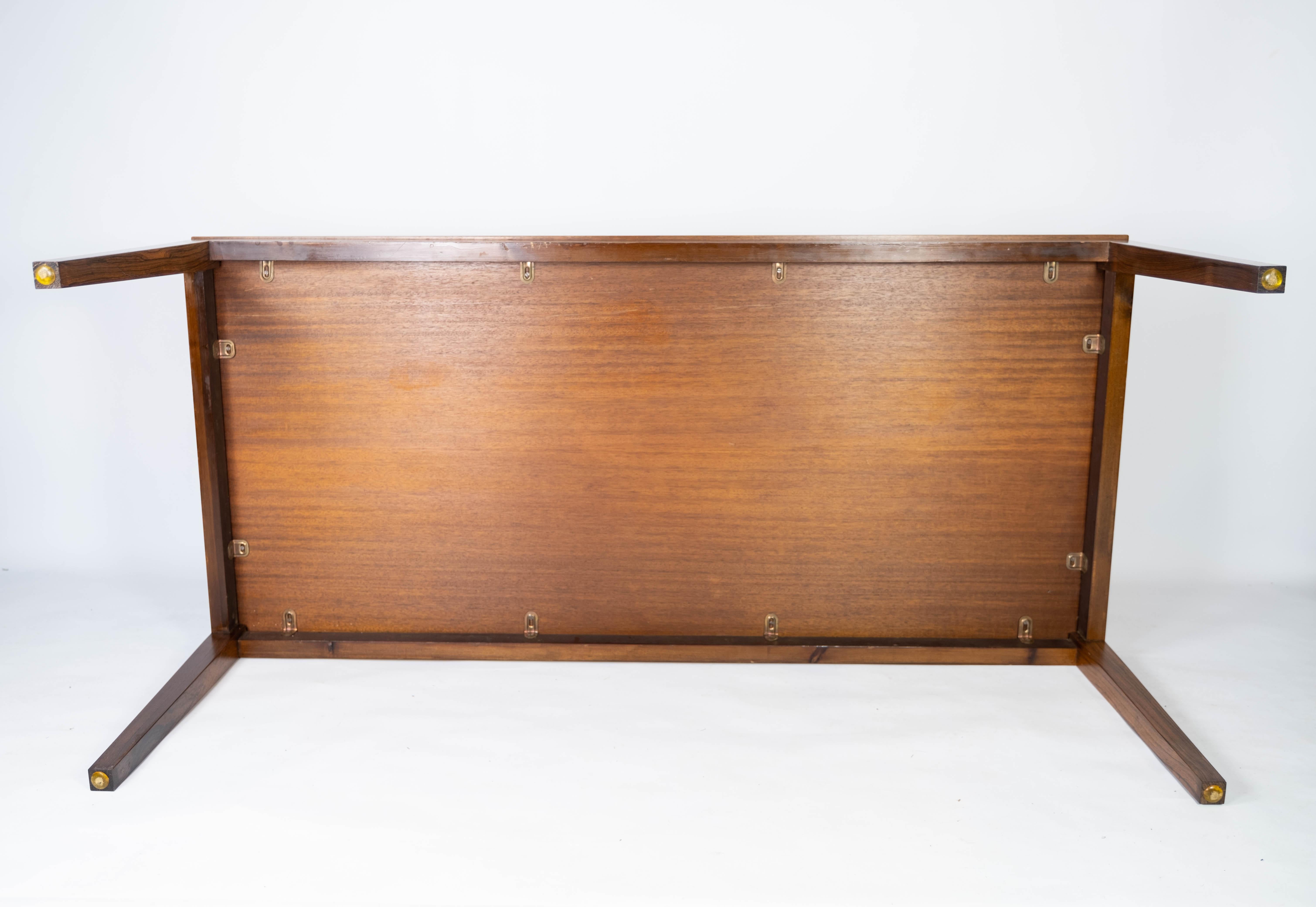 Coffee Table Made In Rosewood, Danish Design From 1960s For Sale 7