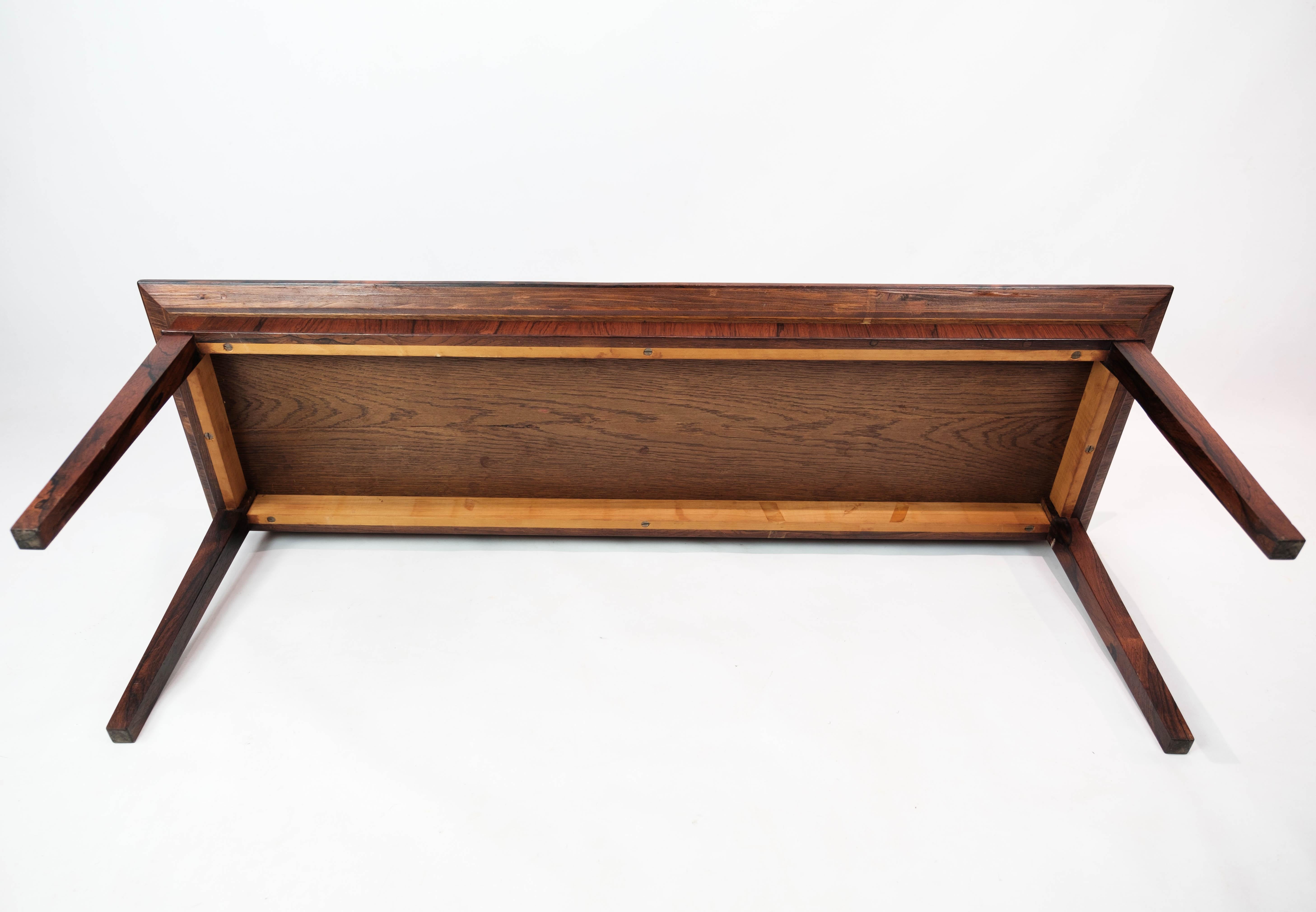 Coffee Table Made In Rosewood Of Danish Design From 1960s For Sale 9