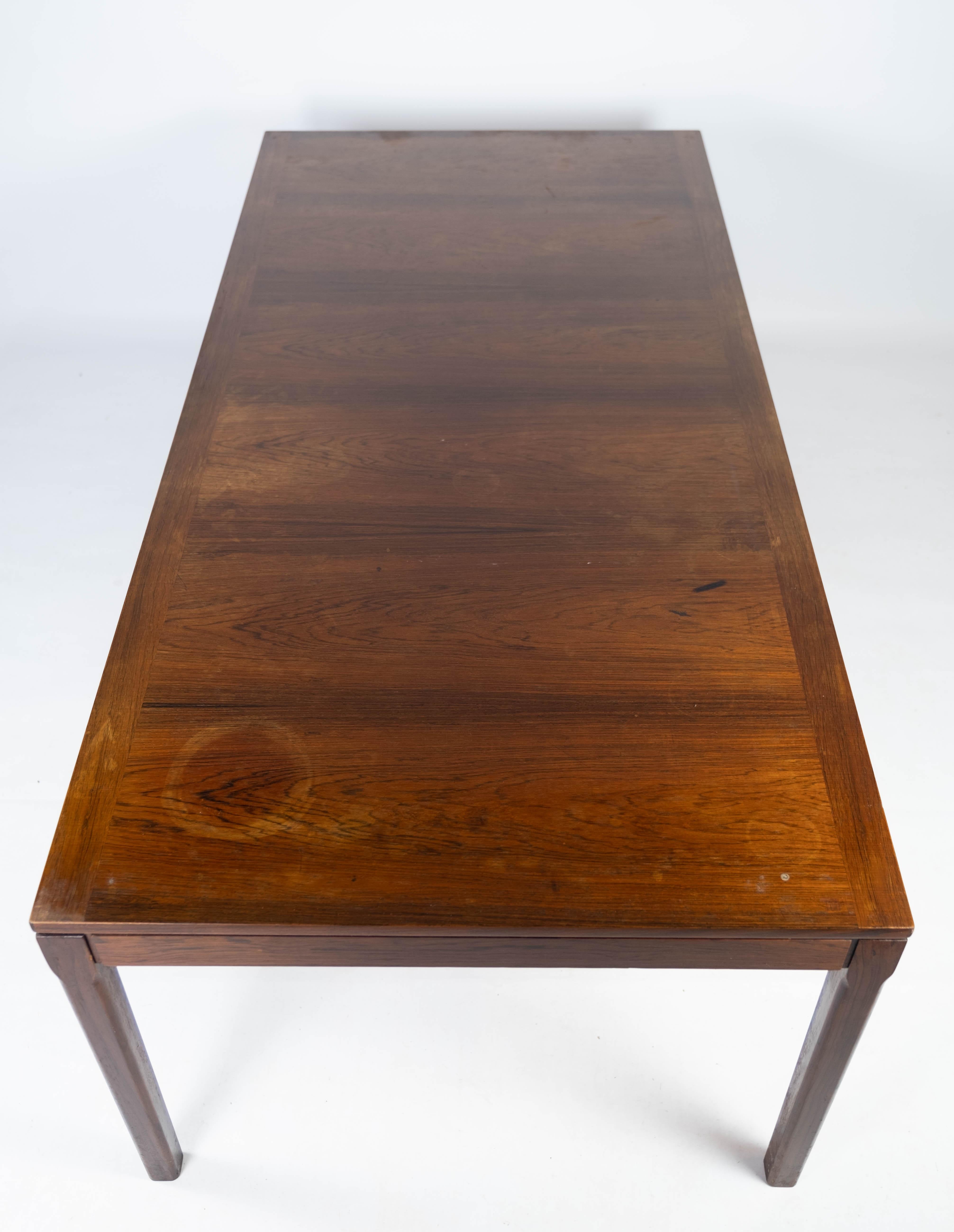 Coffee Table Made In Rosewood, Danish Design From 1960s For Sale 10