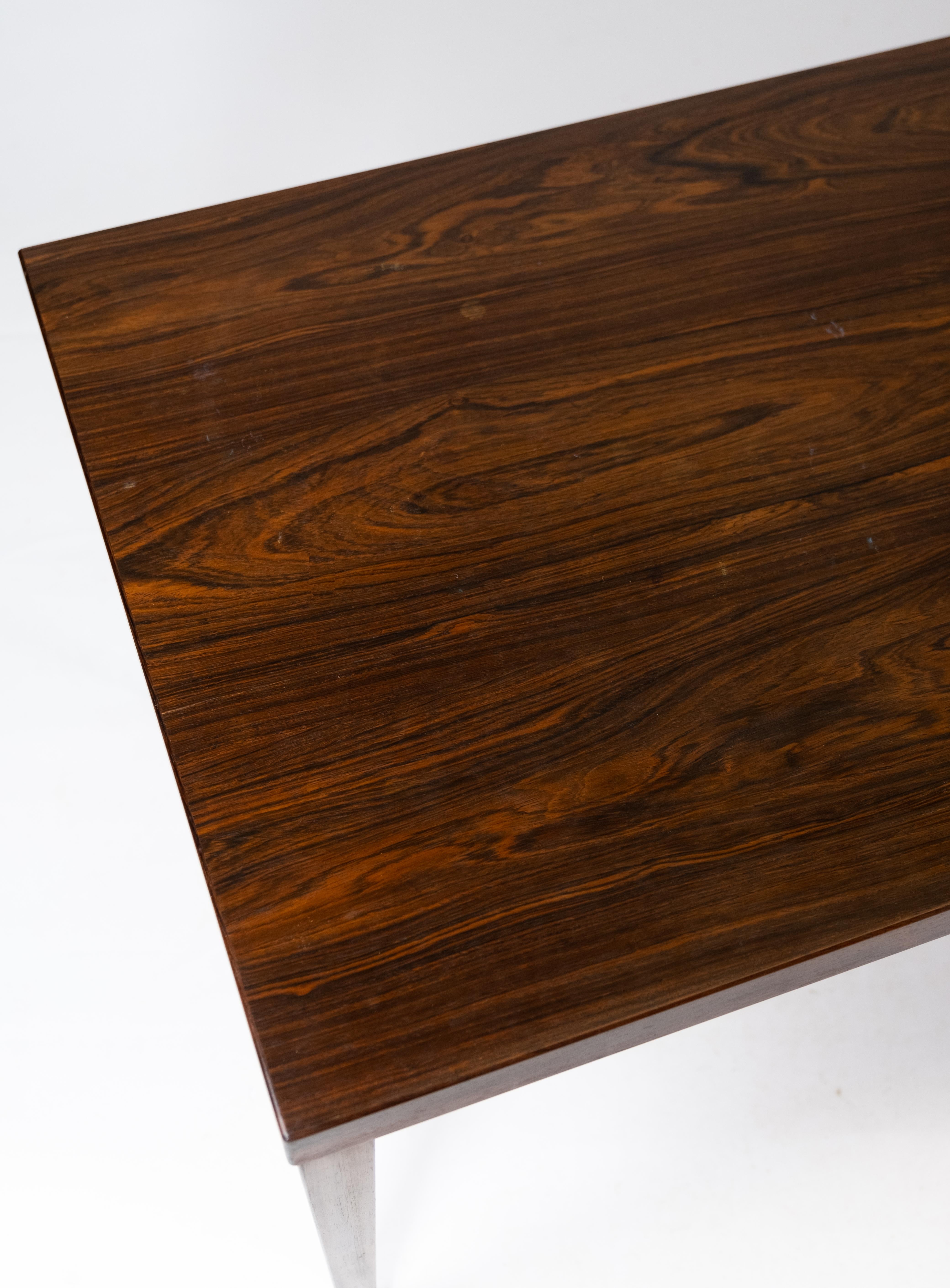 Mid-Century Modern Coffee Table Made In Rosewood, Danish Design From 1960s For Sale