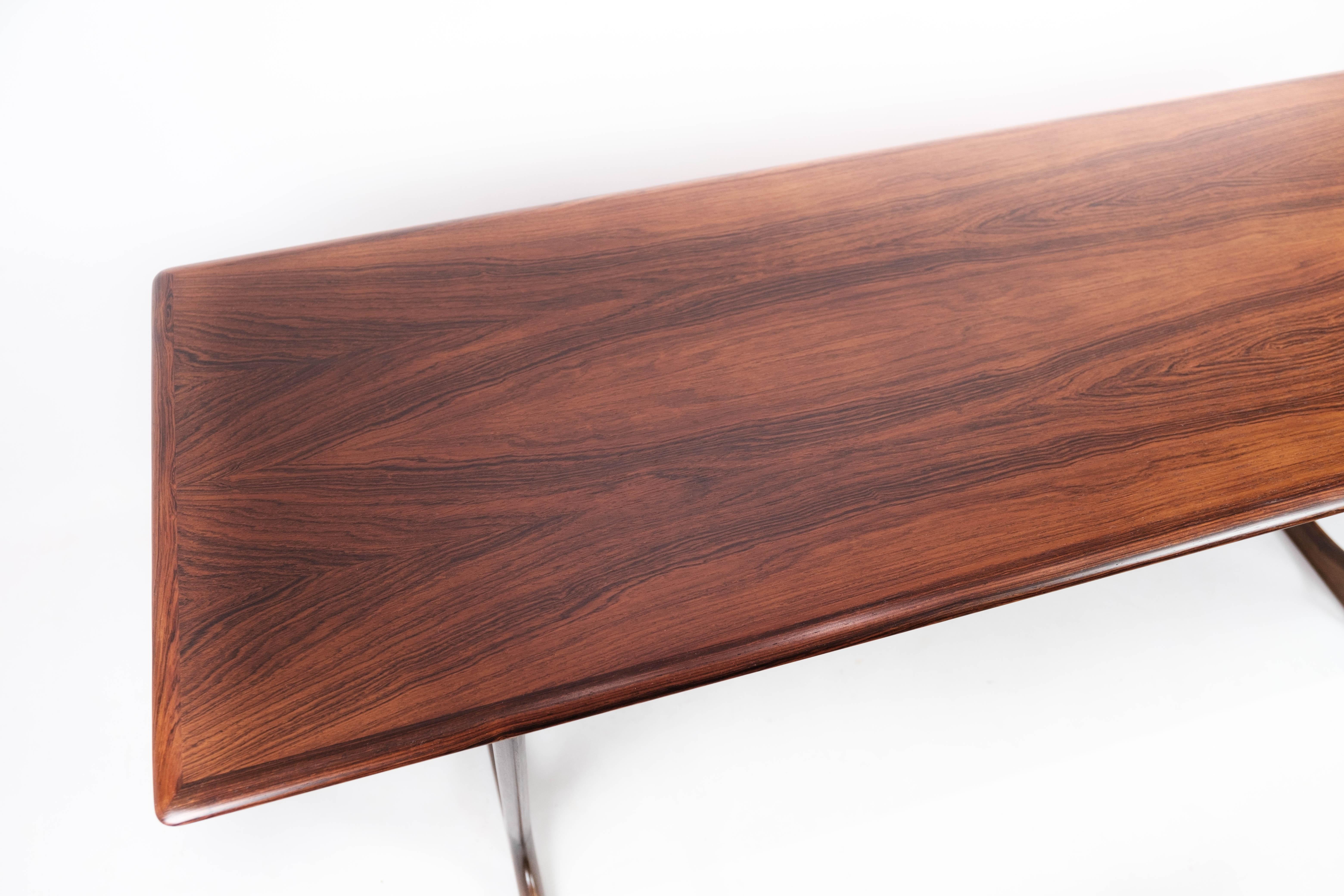 Scandinavian Modern Coffee Table in Rosewood of Danish Design from the 1960s