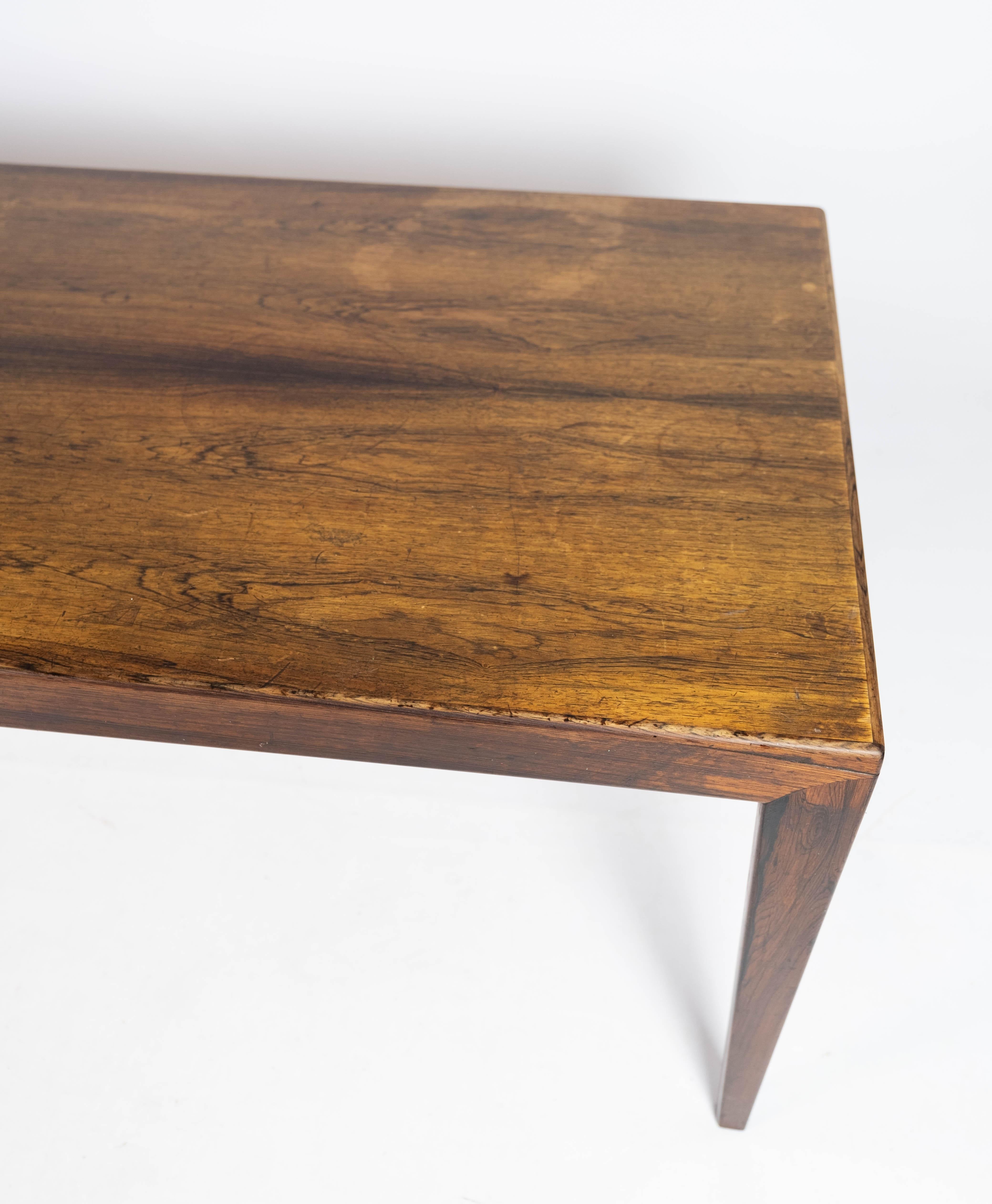 Coffee Table in Rosewood of Danish Design from the 1960s In Good Condition In Lejre, DK
