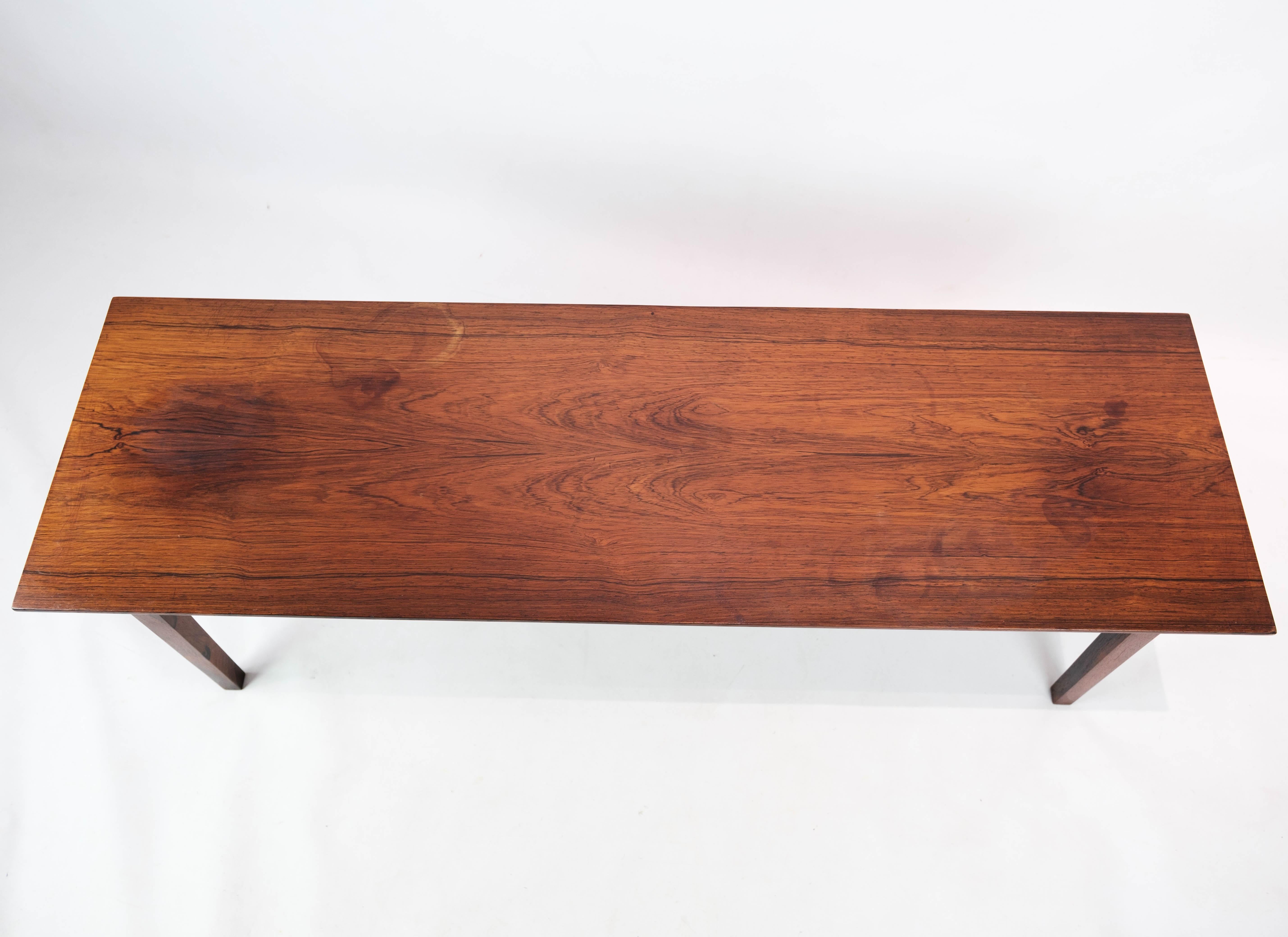 Coffee Table Made In Rosewood Of Danish Design From 1960s In Good Condition For Sale In Lejre, DK