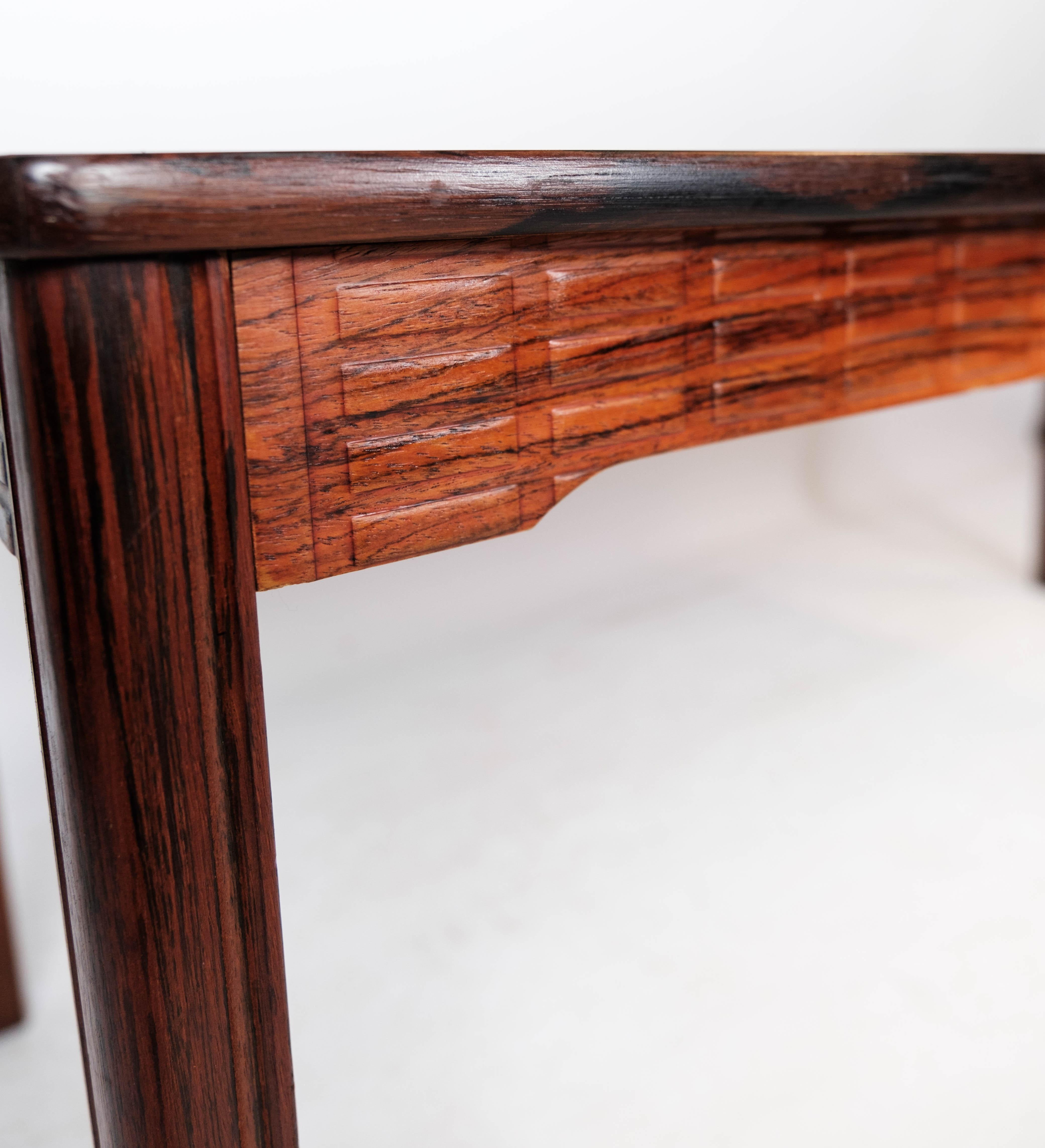 Swedish Coffee Table Made In Rosewood From 1960s For Sale