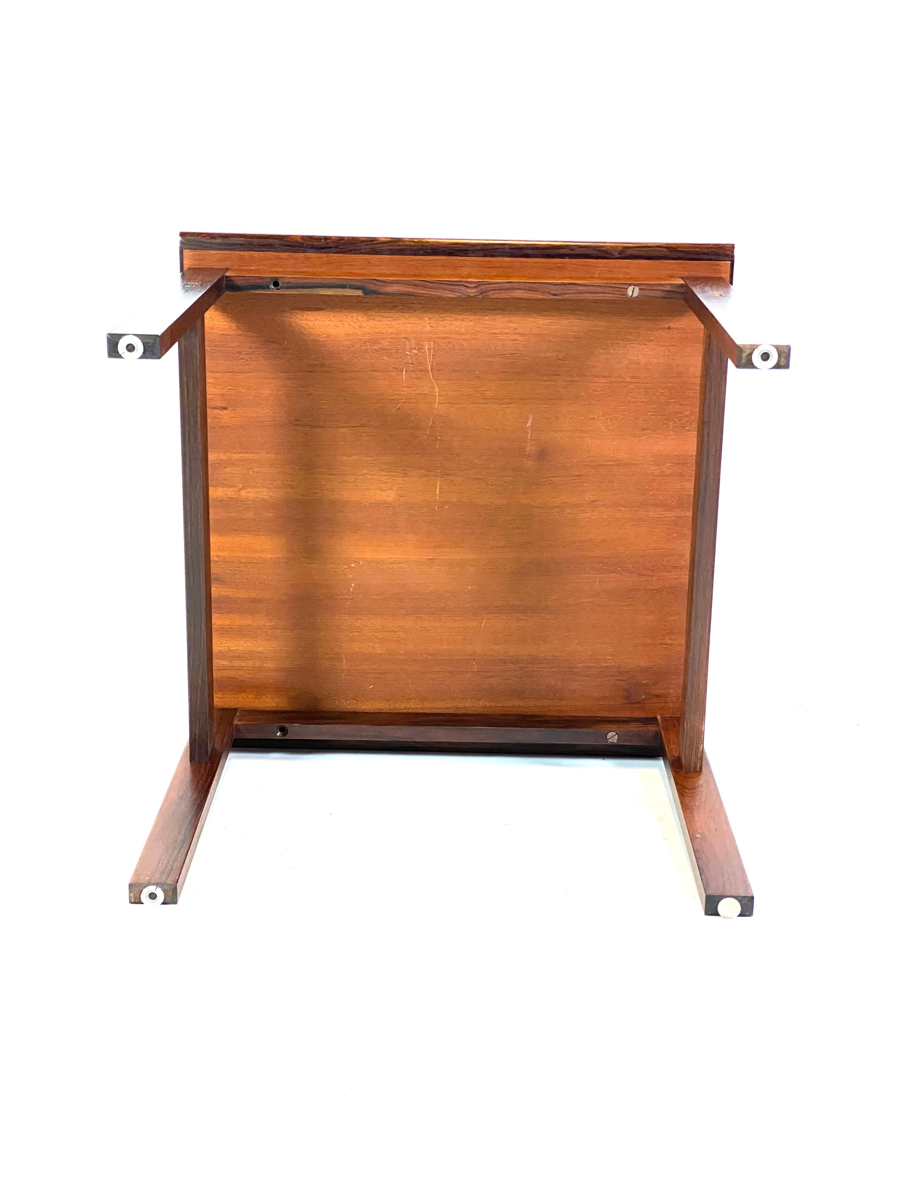 Coffee Table Made In Rosewood, Danish Design From 1960s In Good Condition For Sale In Lejre, DK
