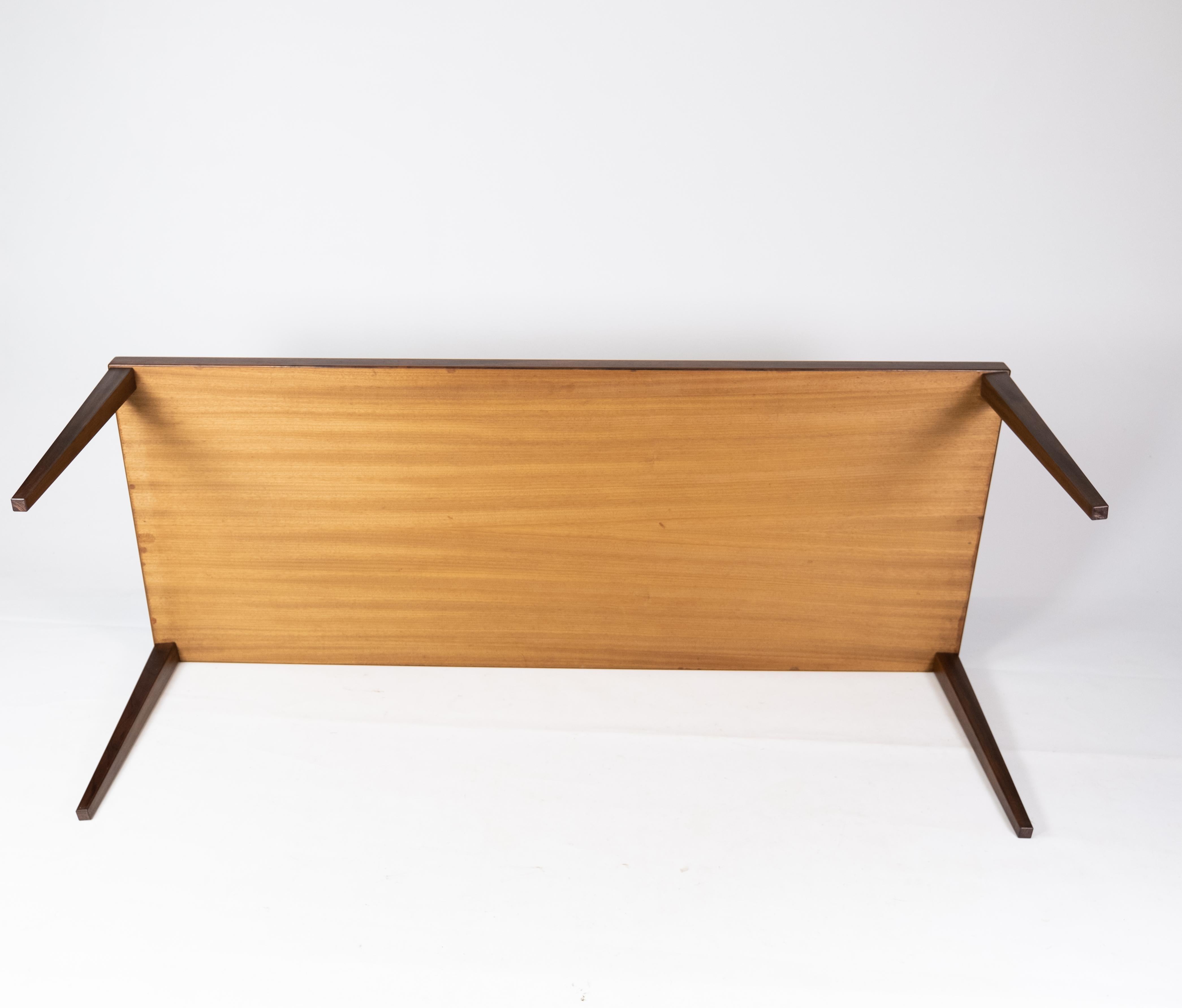 Table basse en bois de rose, design danois des années 1960 Bon état - En vente à Lejre, DK