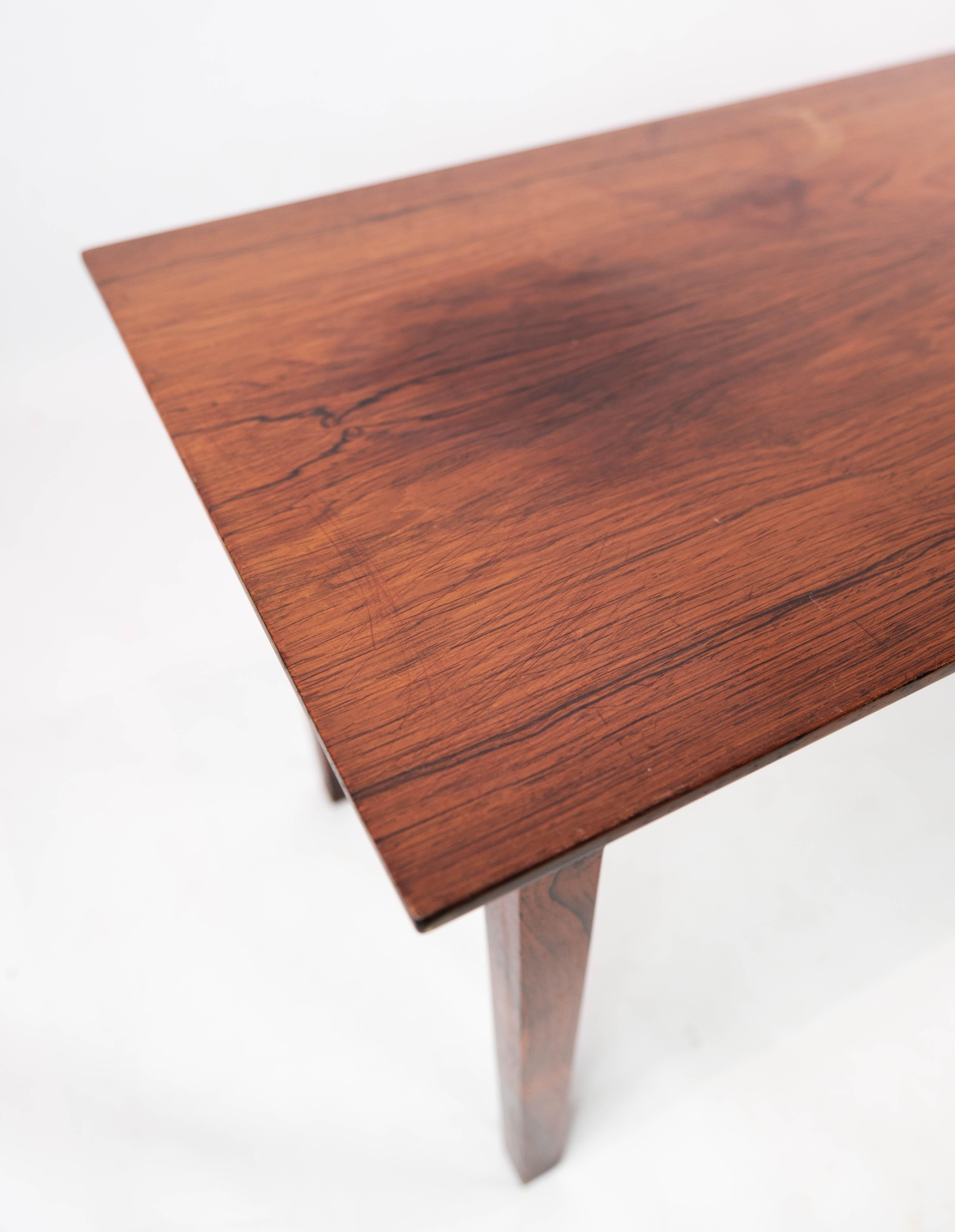 Mid-20th Century Coffee Table Made In Rosewood Of Danish Design From 1960s For Sale
