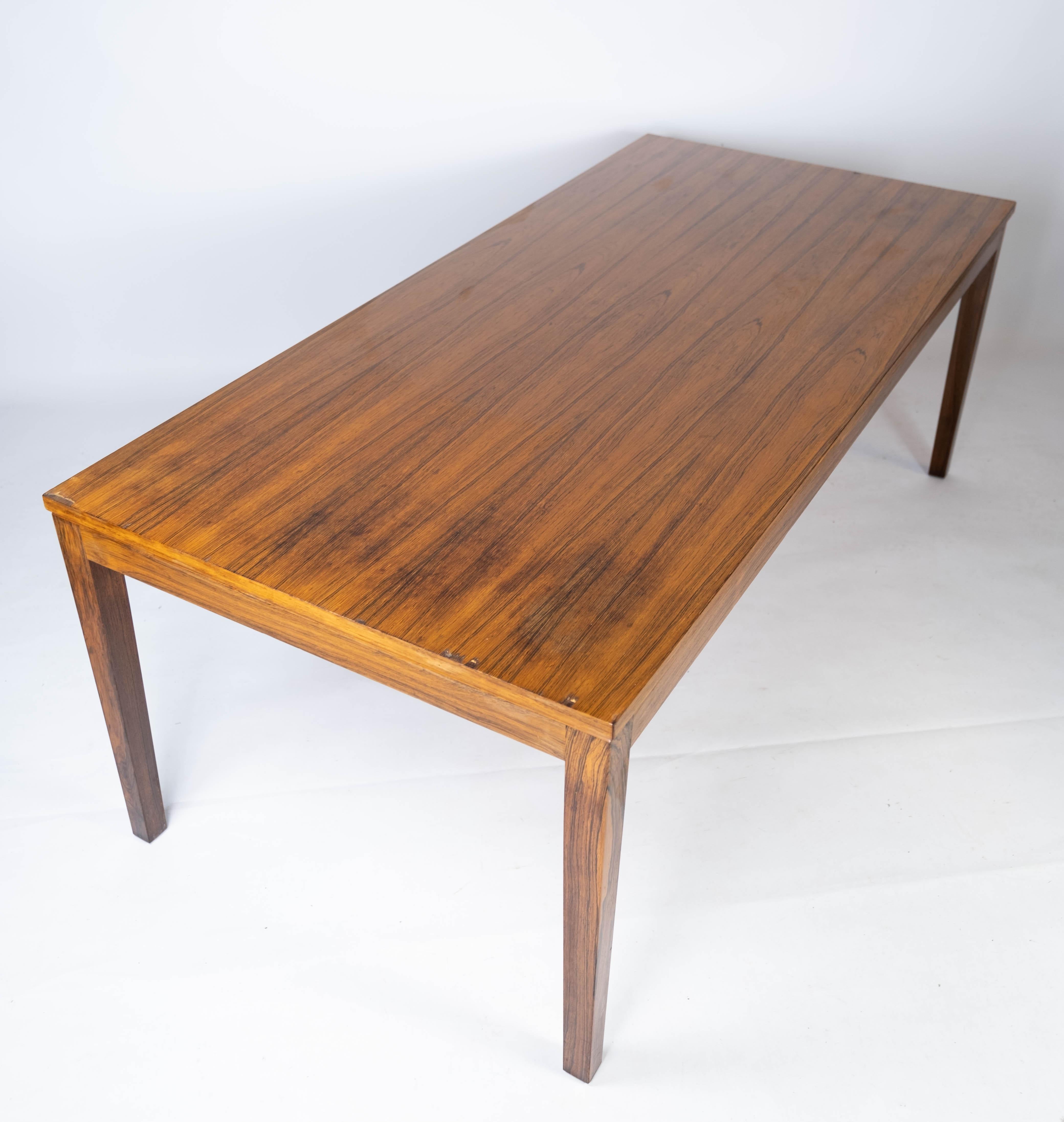 Coffee Table Made In Rosewood, Danish Design From 1960s For Sale 1