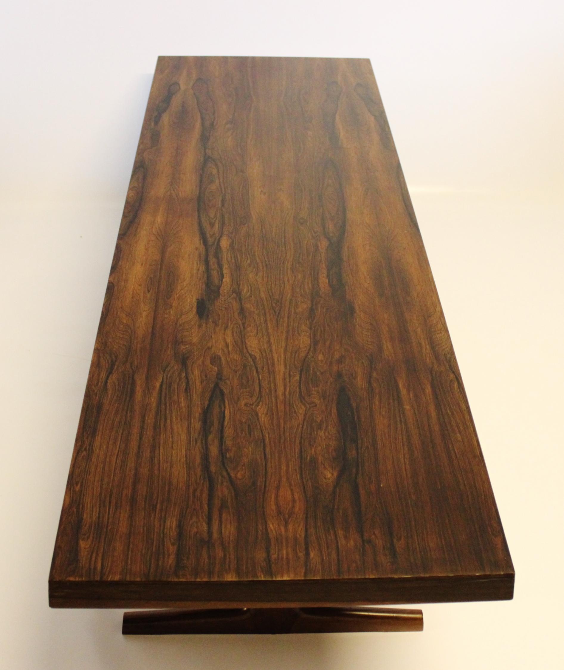 Coffee Table Made In Rosewood, Danish Design From 1960s 2