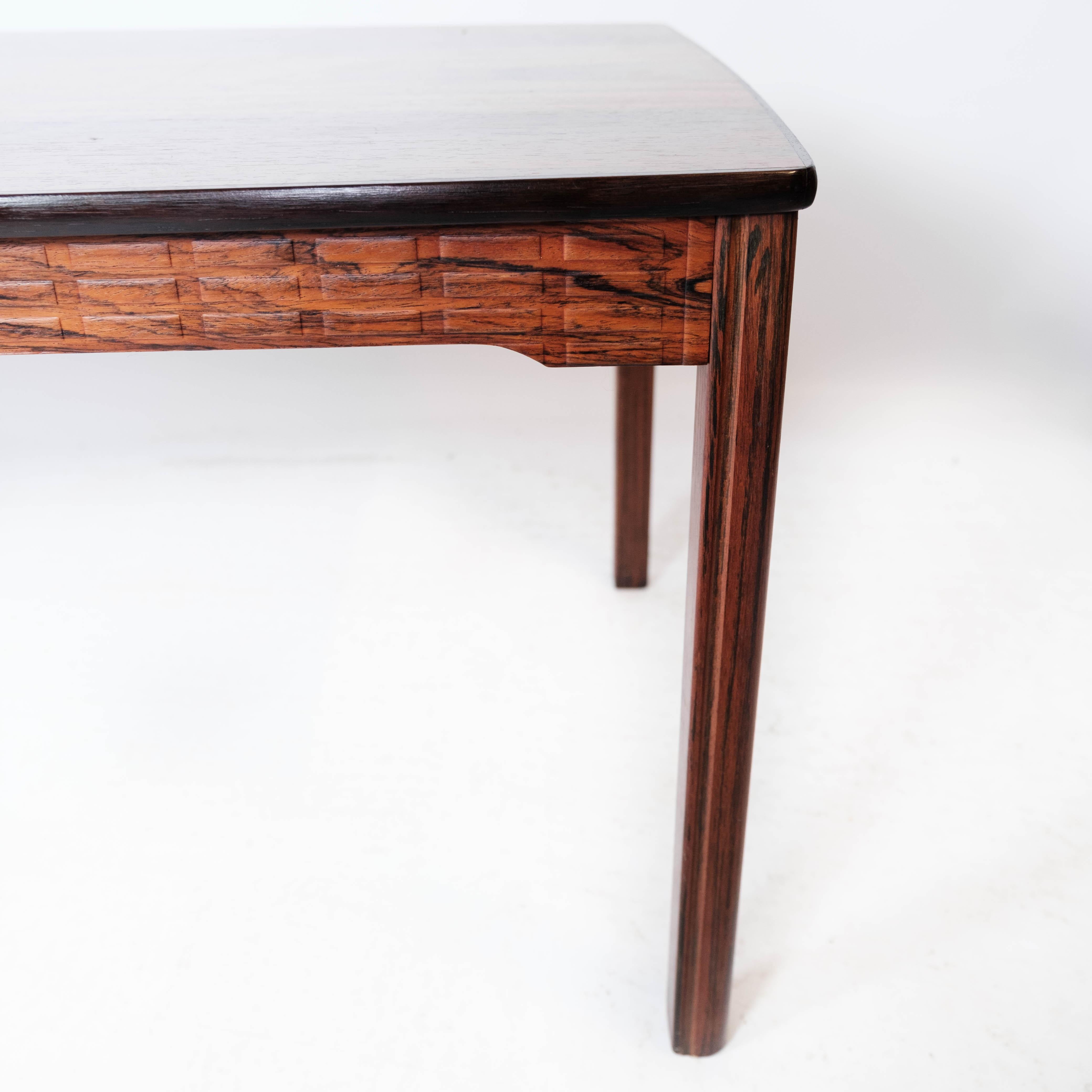 Coffee Table Made In Rosewood From 1960s For Sale 1