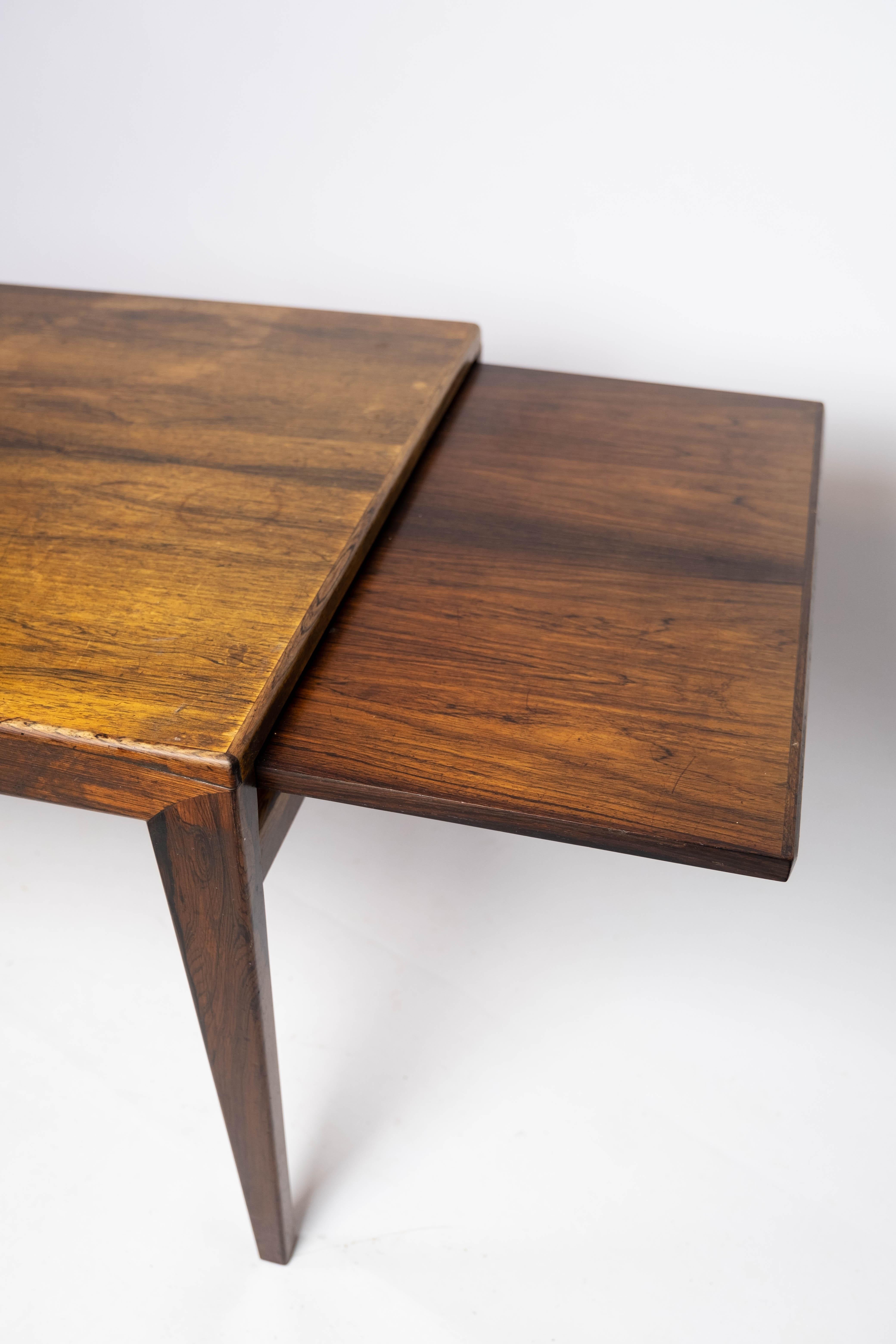 Coffee Table Made In Rosewood, Danish Design From 1960s For Sale 3