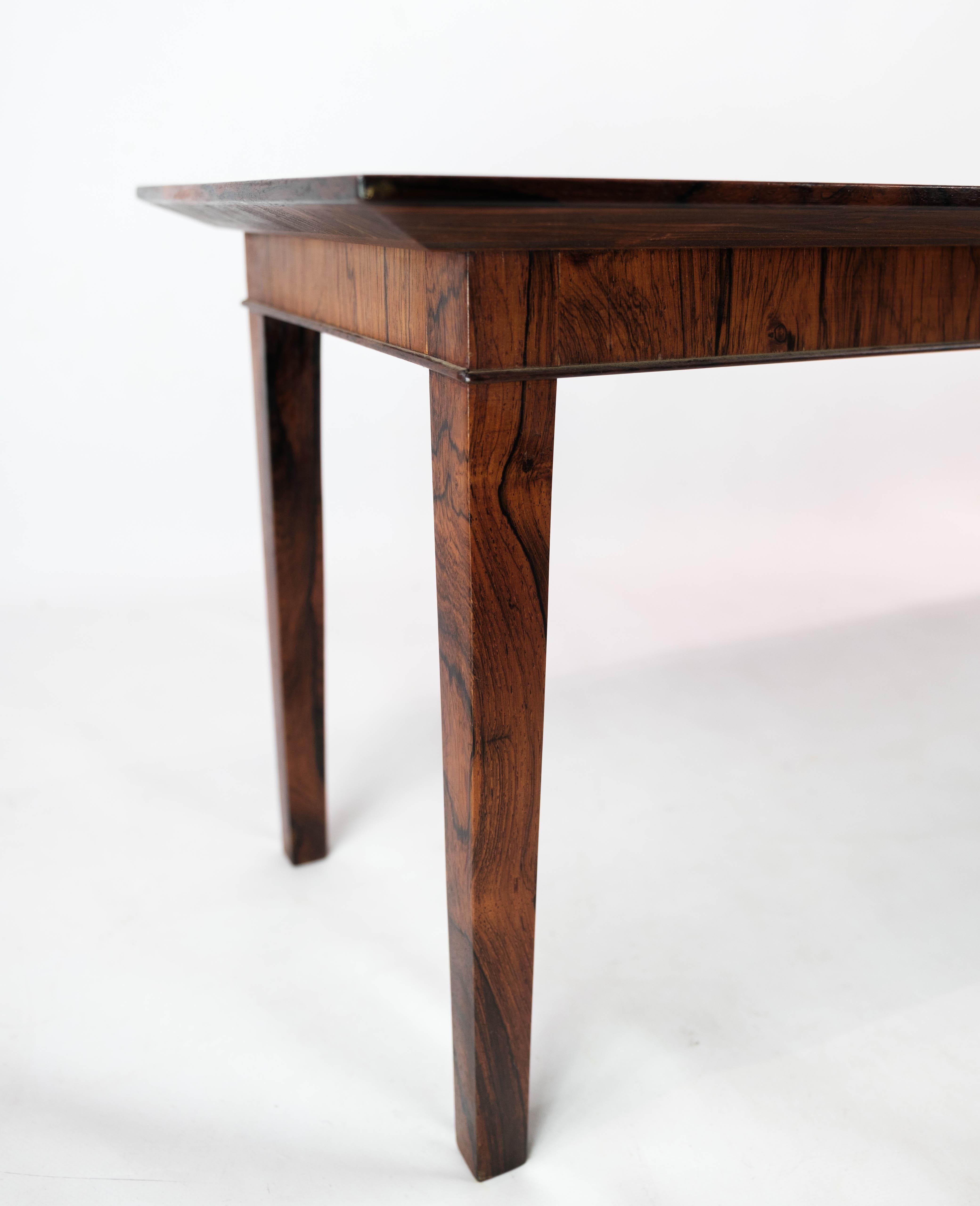 Coffee Table Made In Rosewood Of Danish Design From 1960s For Sale 4
