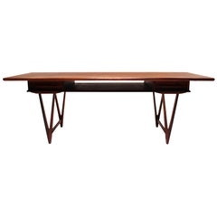 Coffee Table in Rosewood by E.W. Bach from the 1960s