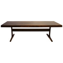 Coffee Table Made In Rosewood, Danish Design From 1960s