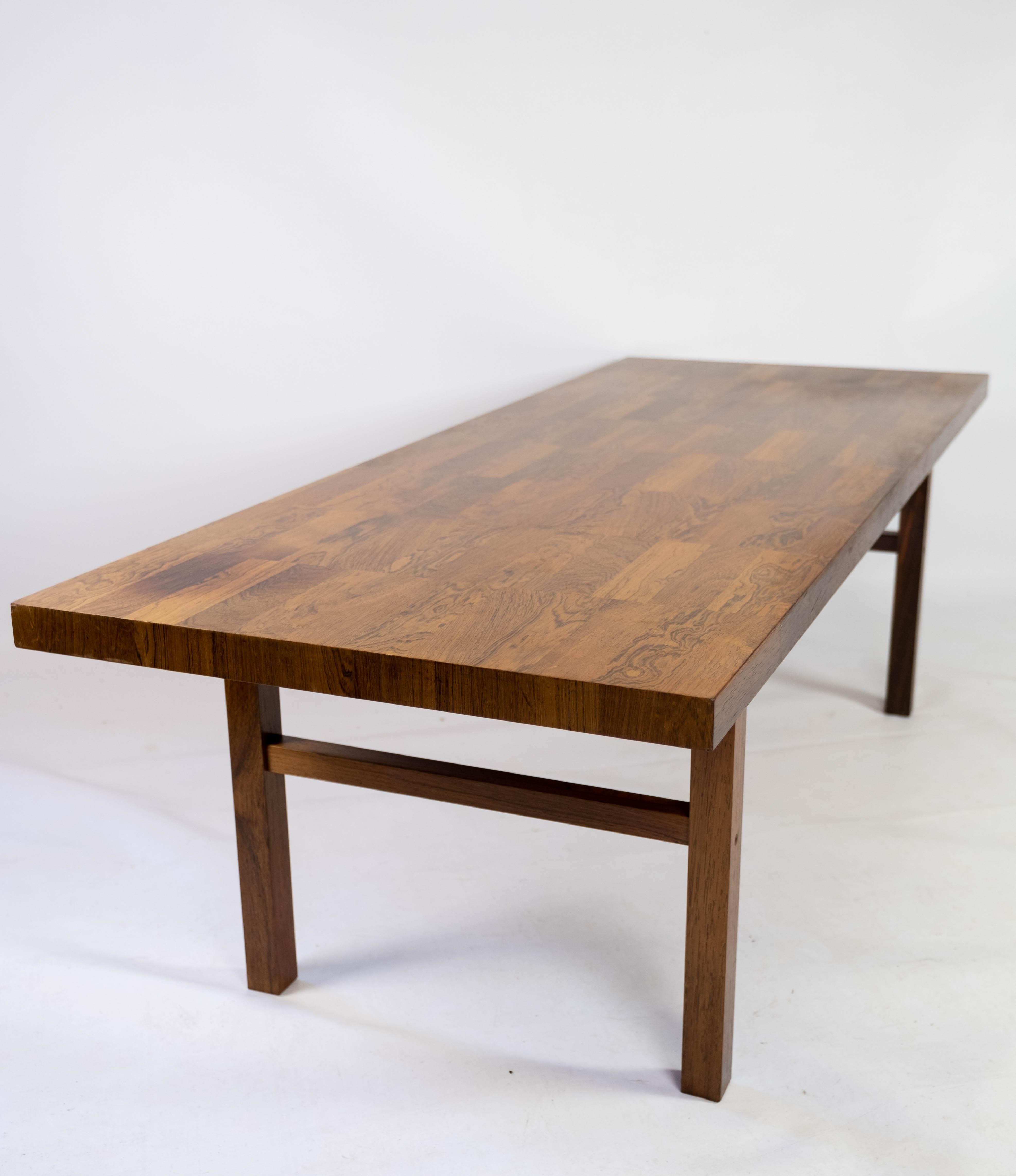 Coffee Table Made In Rosewood, Danish Design From 1960s In Good Condition For Sale In Lejre, DK