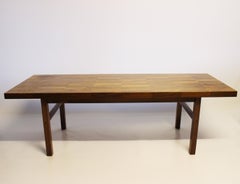 Coffee Table Made In Rosewood With Checkered Pattern, Danish Design From 1960s