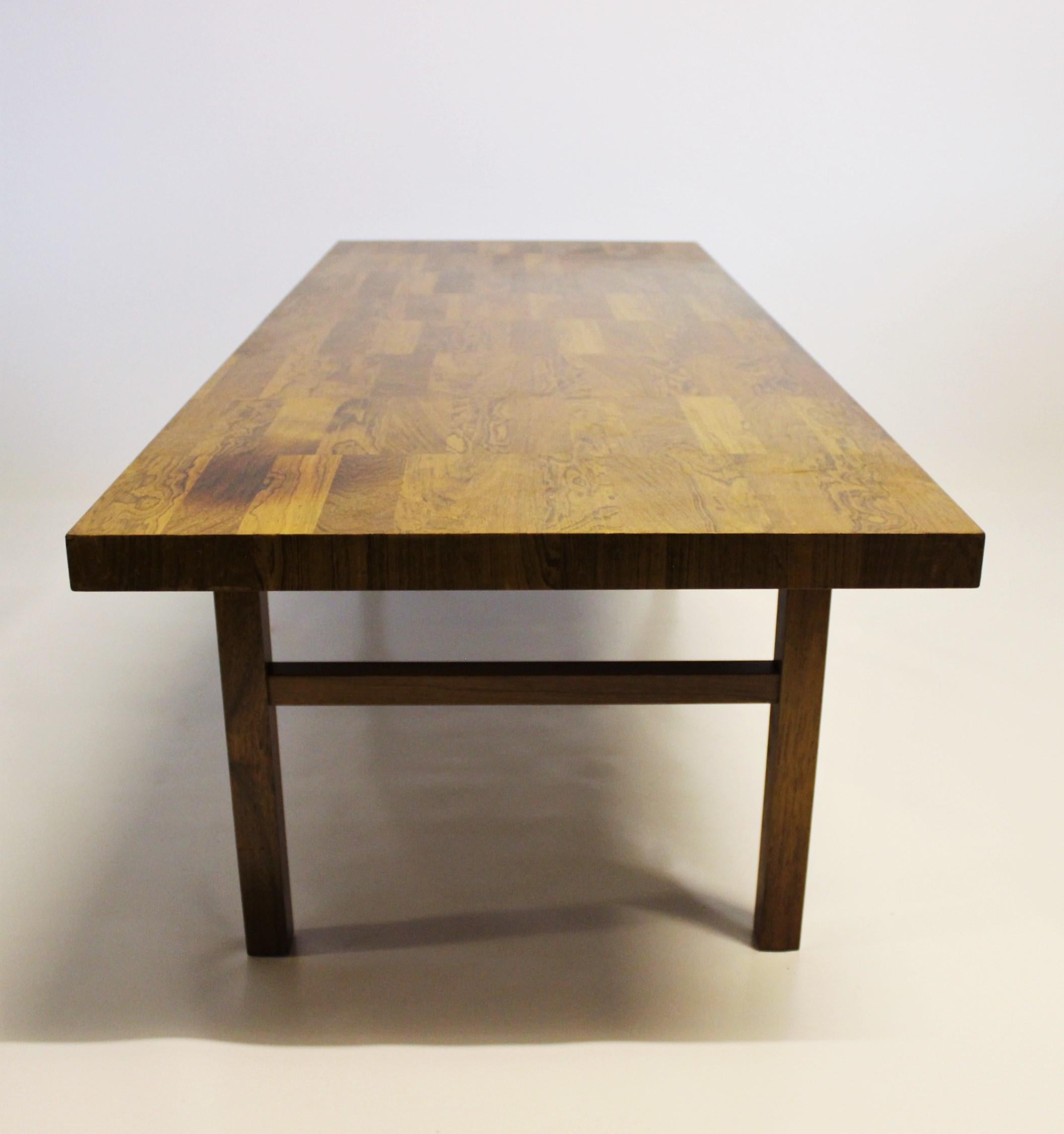 rosewood coffee table